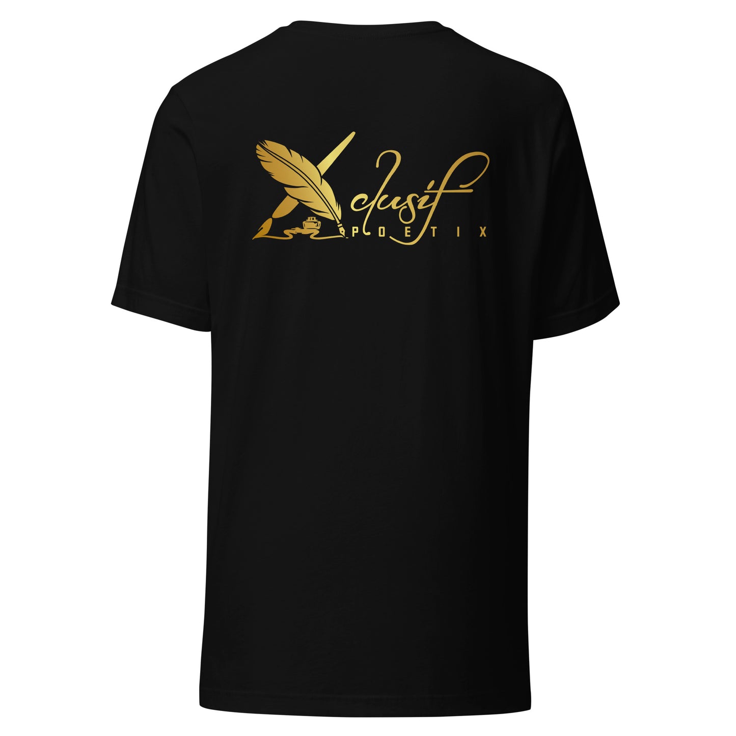 BLESSED BY XCLUSIF POETIX Unisex t-shirt