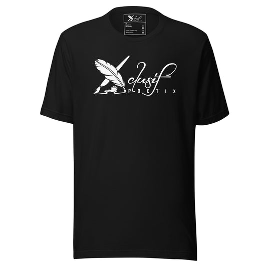 XCLUSIF POETIX WHITE BIG LOGO Unisex t-shirt