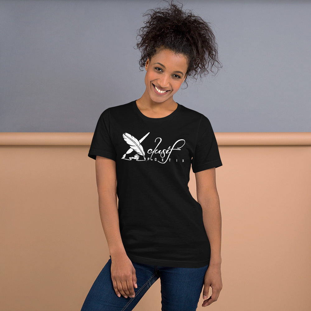 XCLUSIF POETIX WHITE BIG LOGO Unisex t-shirt