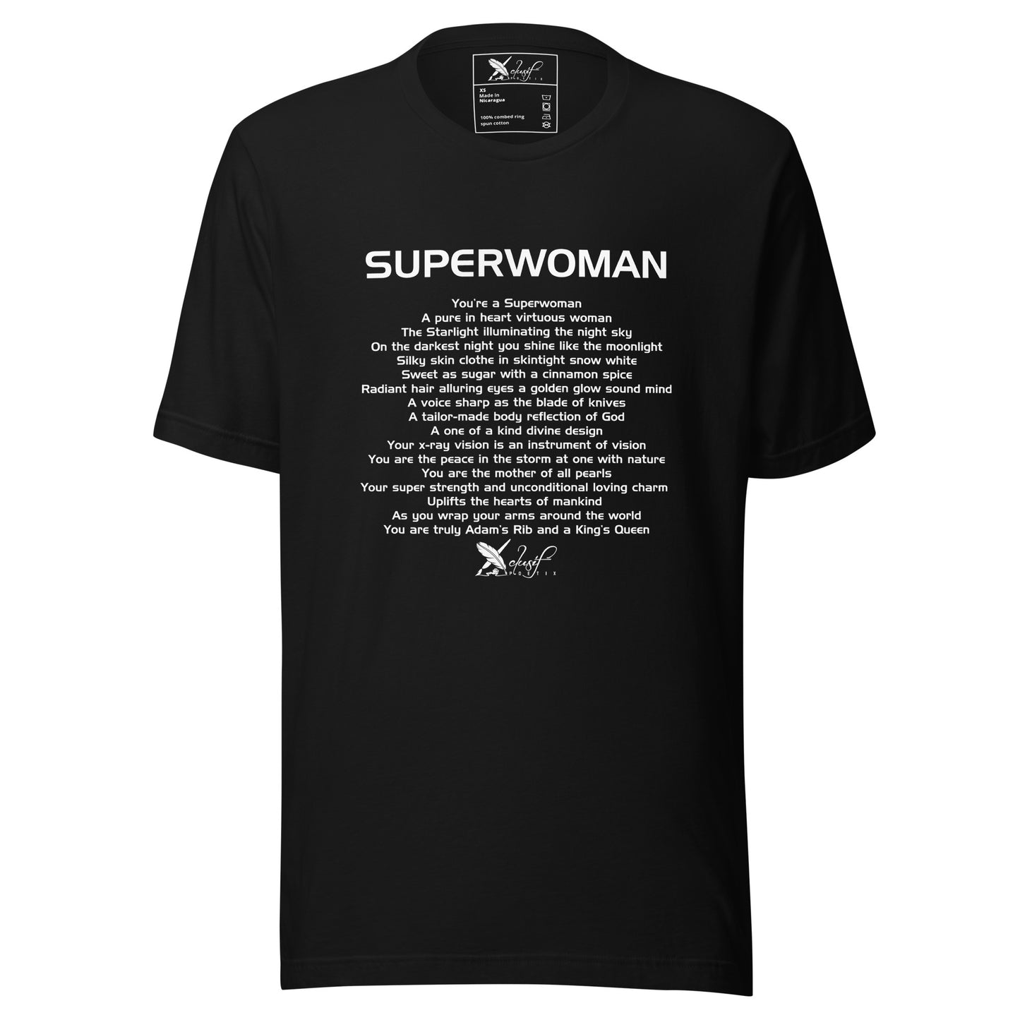 SUPERWOMAN BY XCLUSIF POETIX Unisex t-shirt