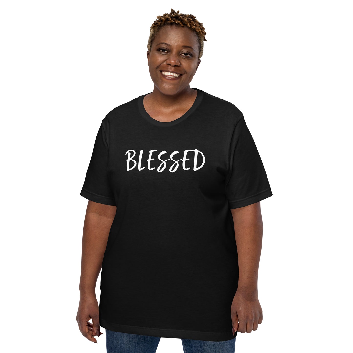 BLESSED BY XCLUSIF POETIX Unisex t-shirt