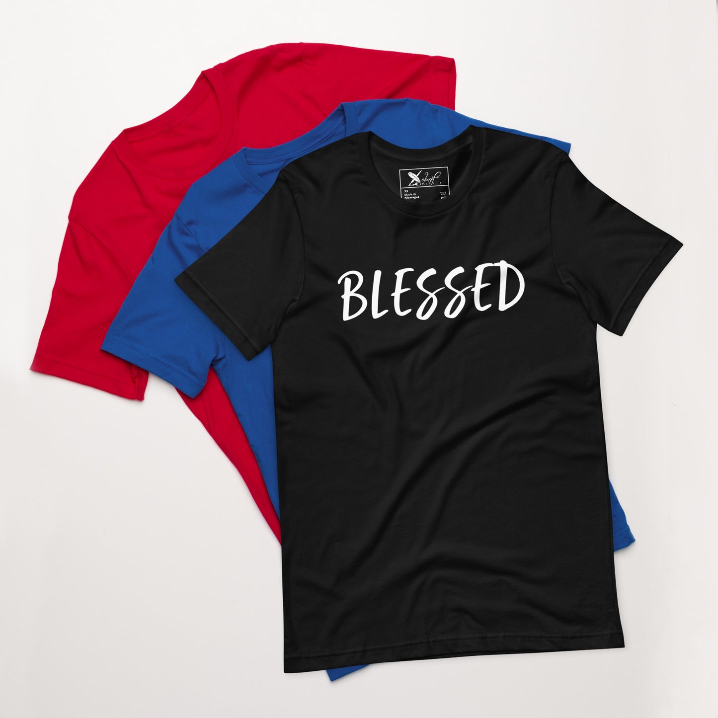 BLESSED BY XCLUSIF POETIX Unisex t-shirt