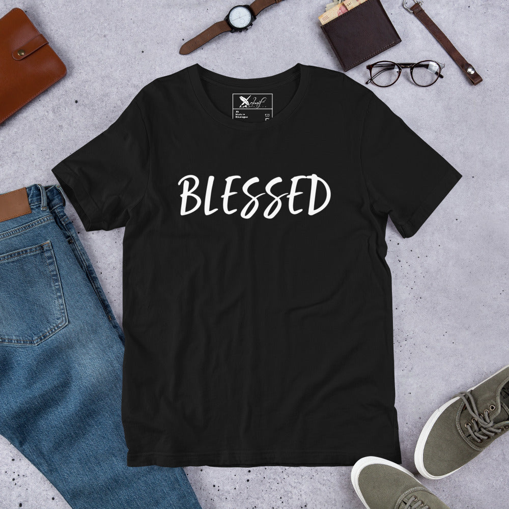 BLESSED BY XCLUSIF POETIX Unisex t-shirt