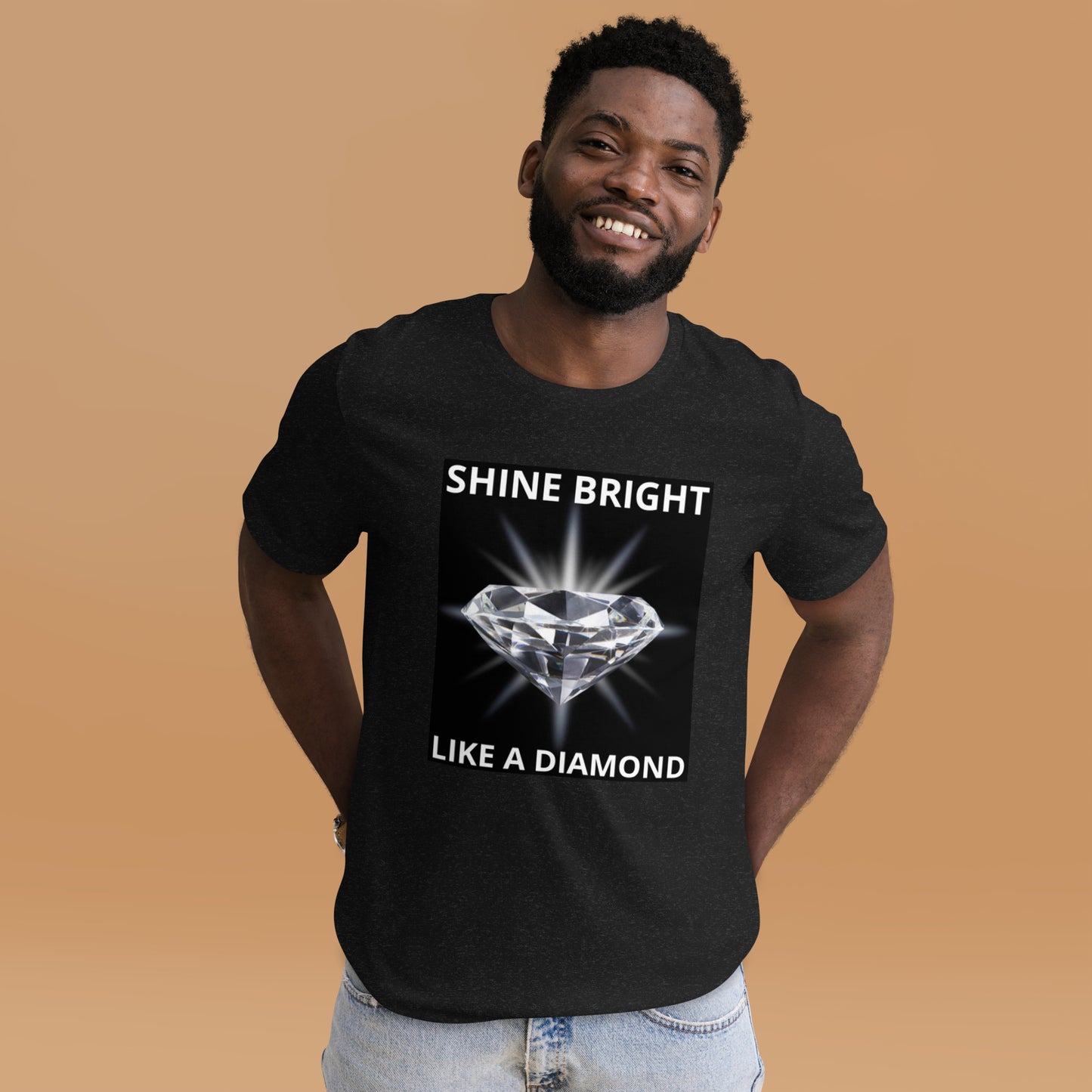 "SHINE BRIGHT LIKE A DIAMOND" BY XCLUSIF POETIX Unisex t-shirt