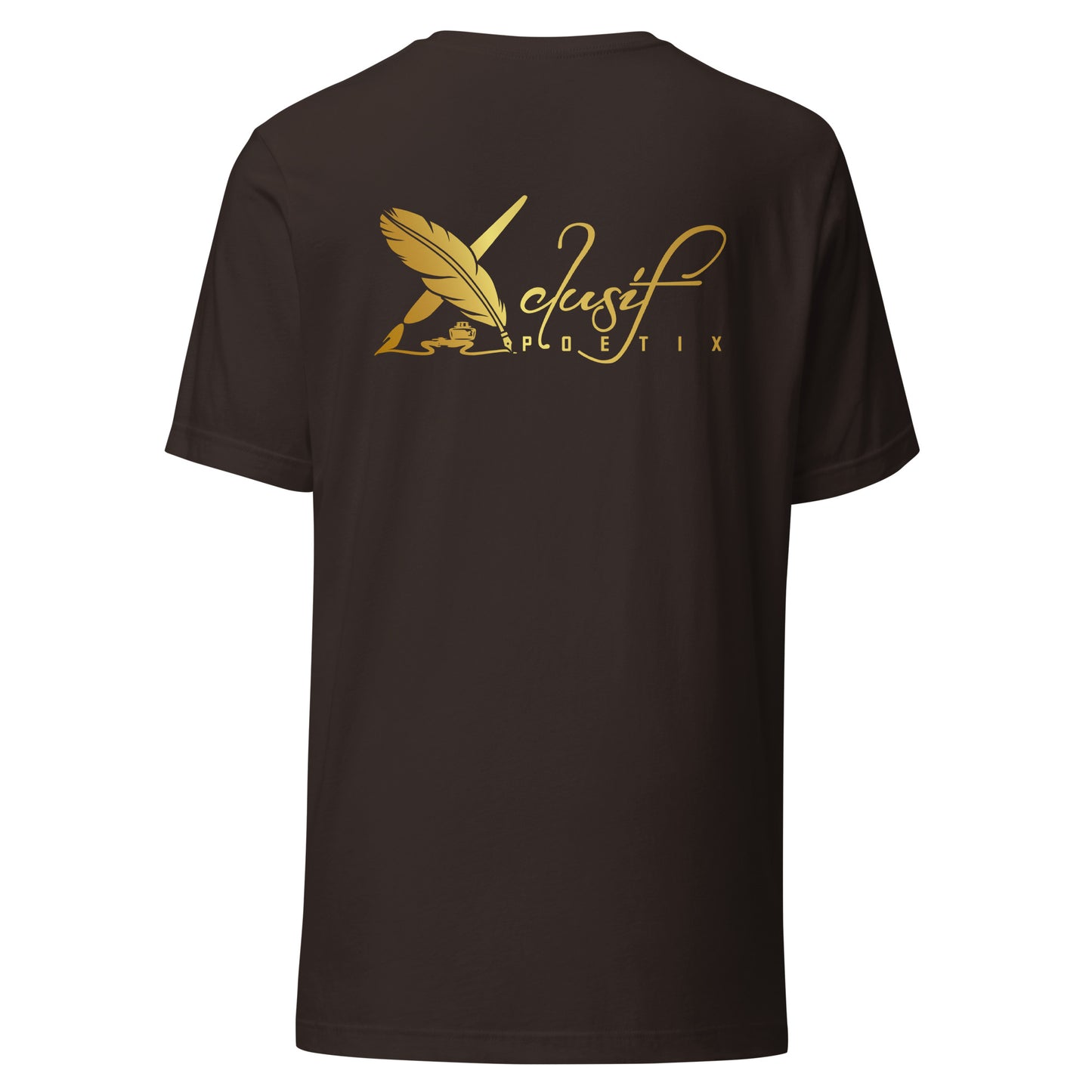 BLESSED BY XCLUSIF POETIX Unisex t-shirt