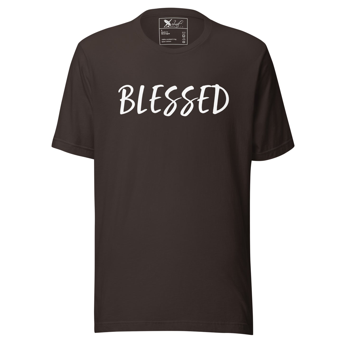 BLESSED BY XCLUSIF POETIX Unisex t-shirt