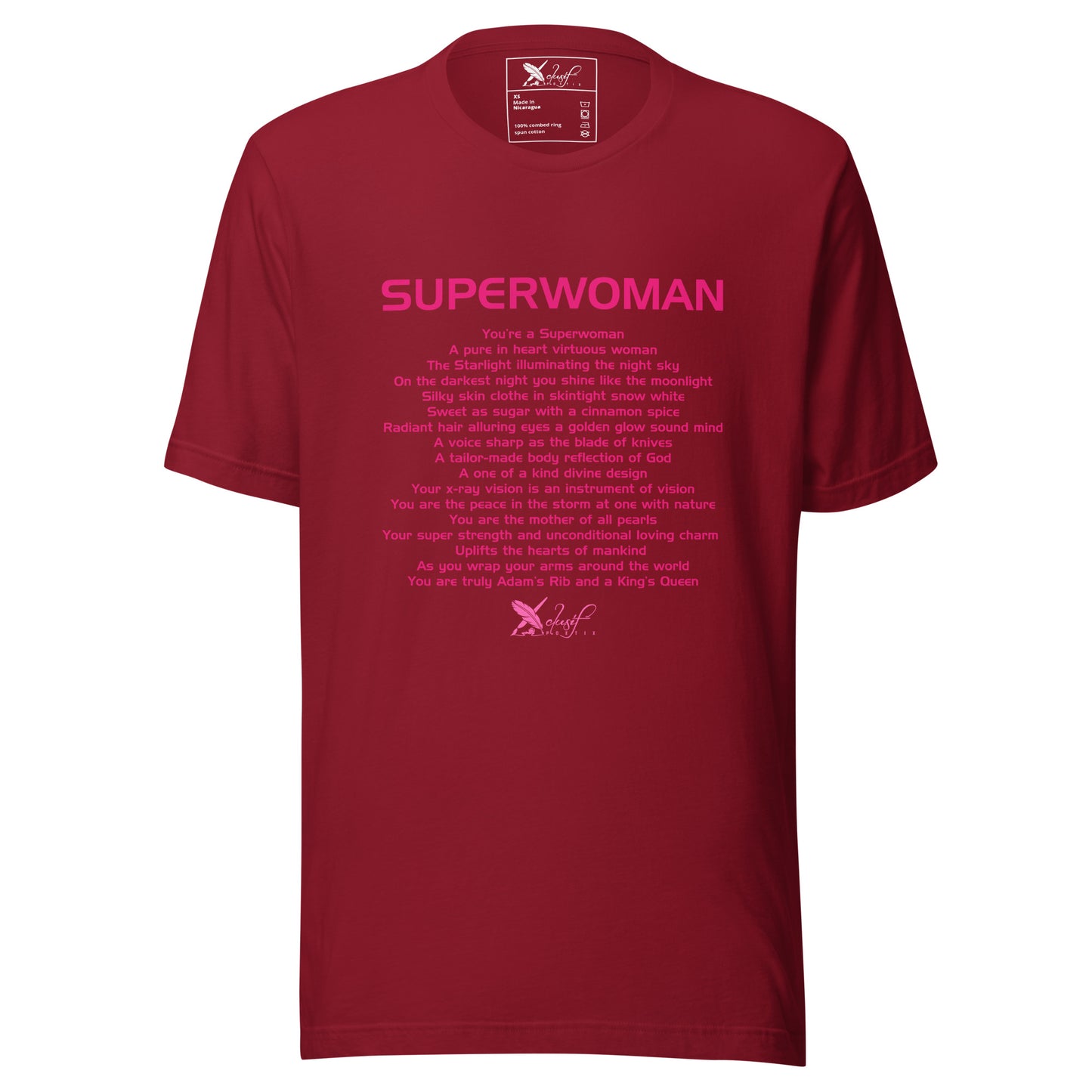 SUPERWOMAN BY XCLUSIF POETIX Unisex t-shirt