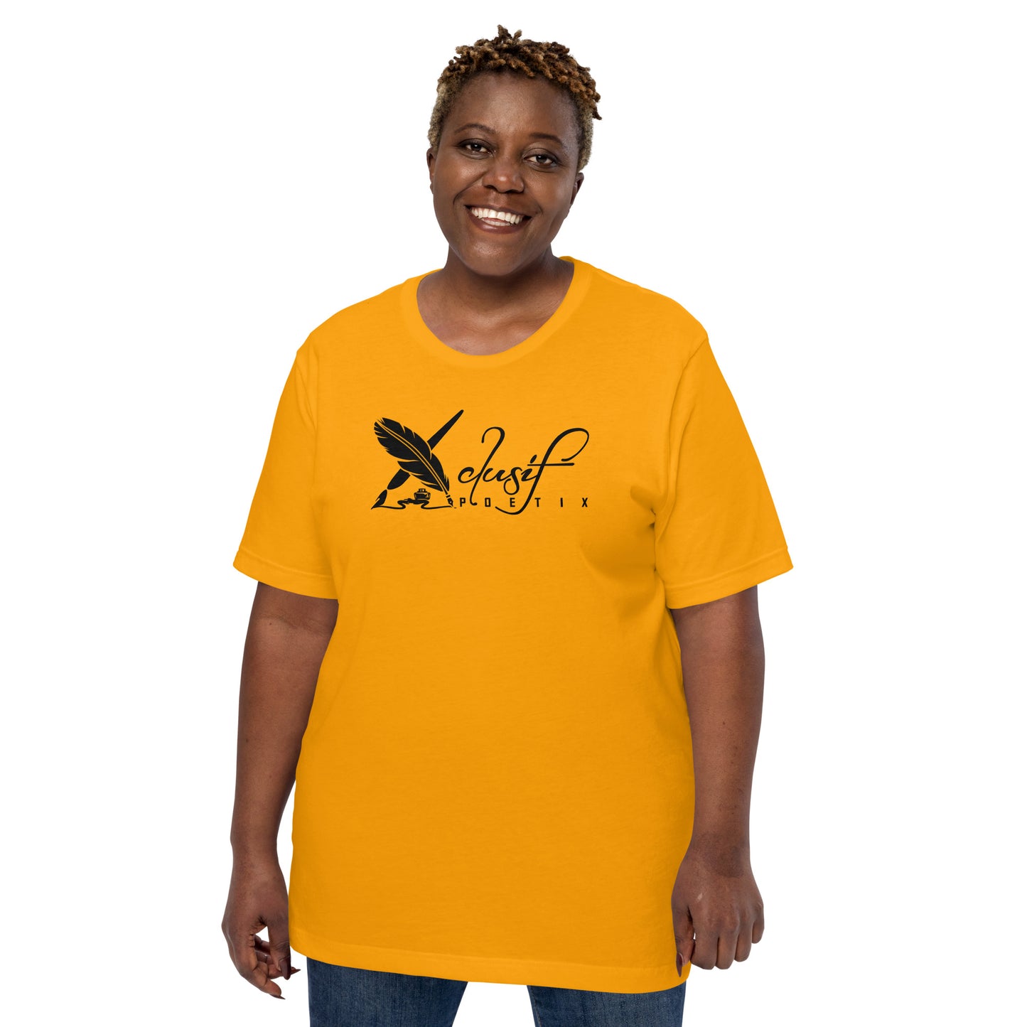 XCLUSIF POETIX BIG BLACK LOGO Unisex t-shirt