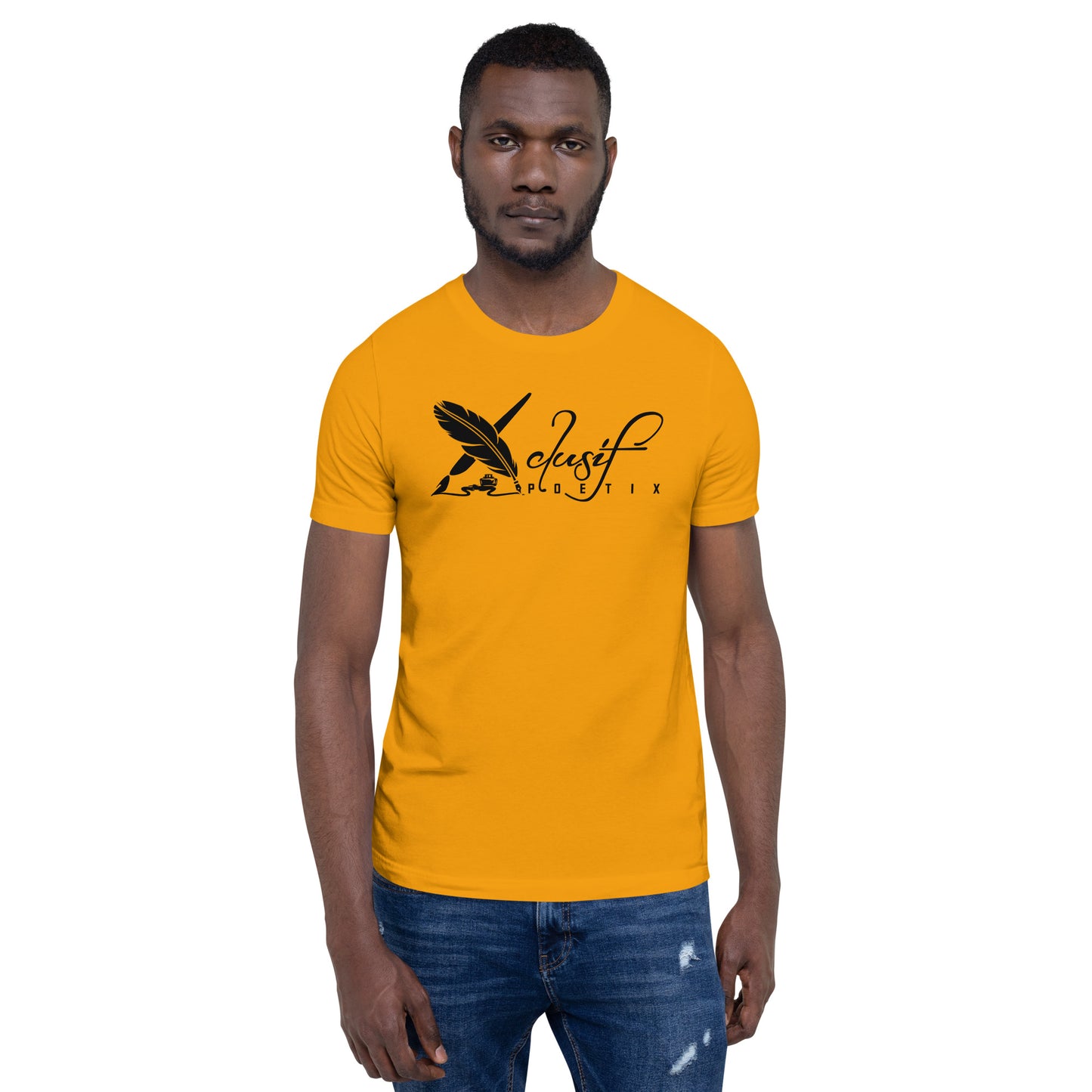 XCLUSIF POETIX BIG BLACK LOGO Unisex t-shirt