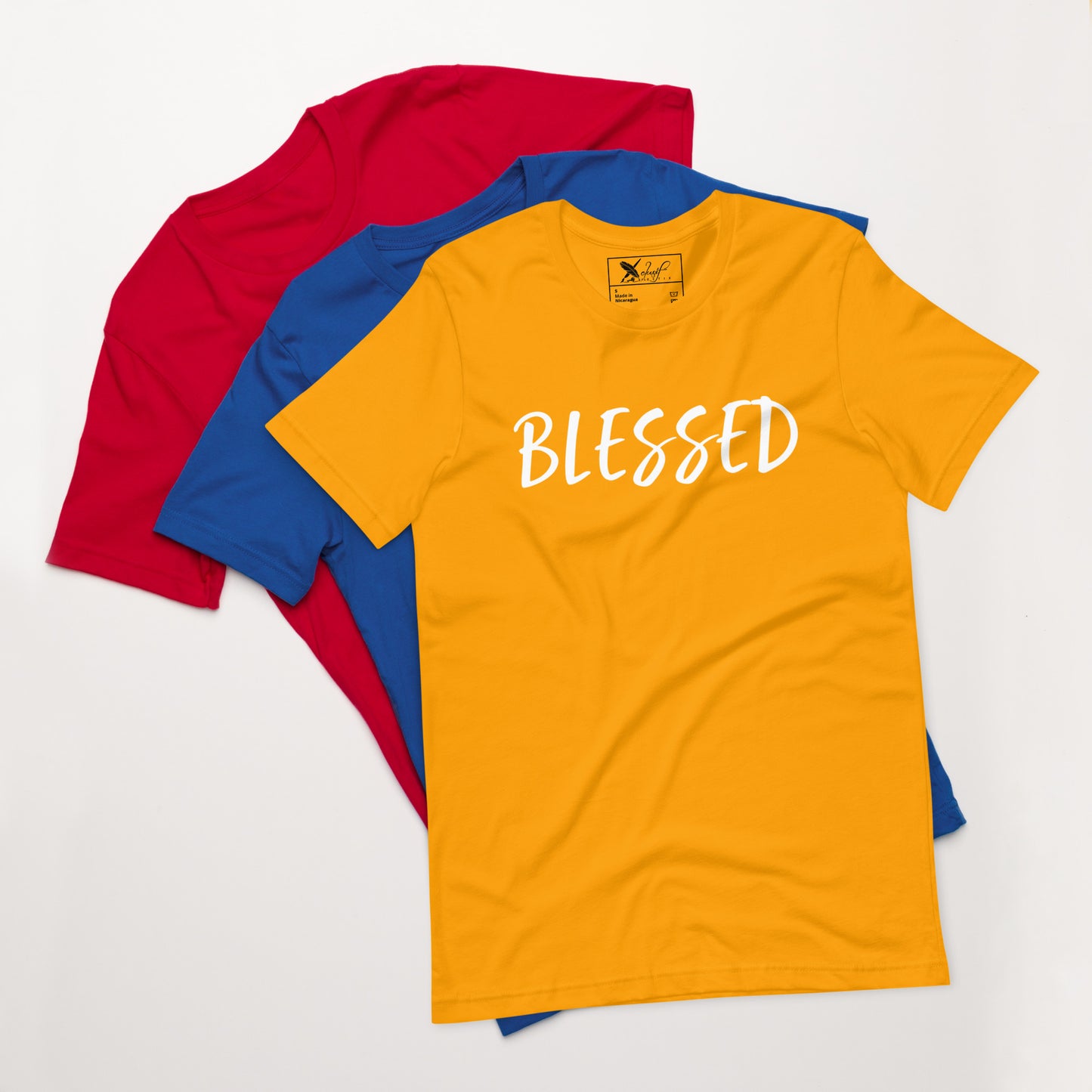 BLESSED BY XCLUSIF POETIX Unisex t-shirt