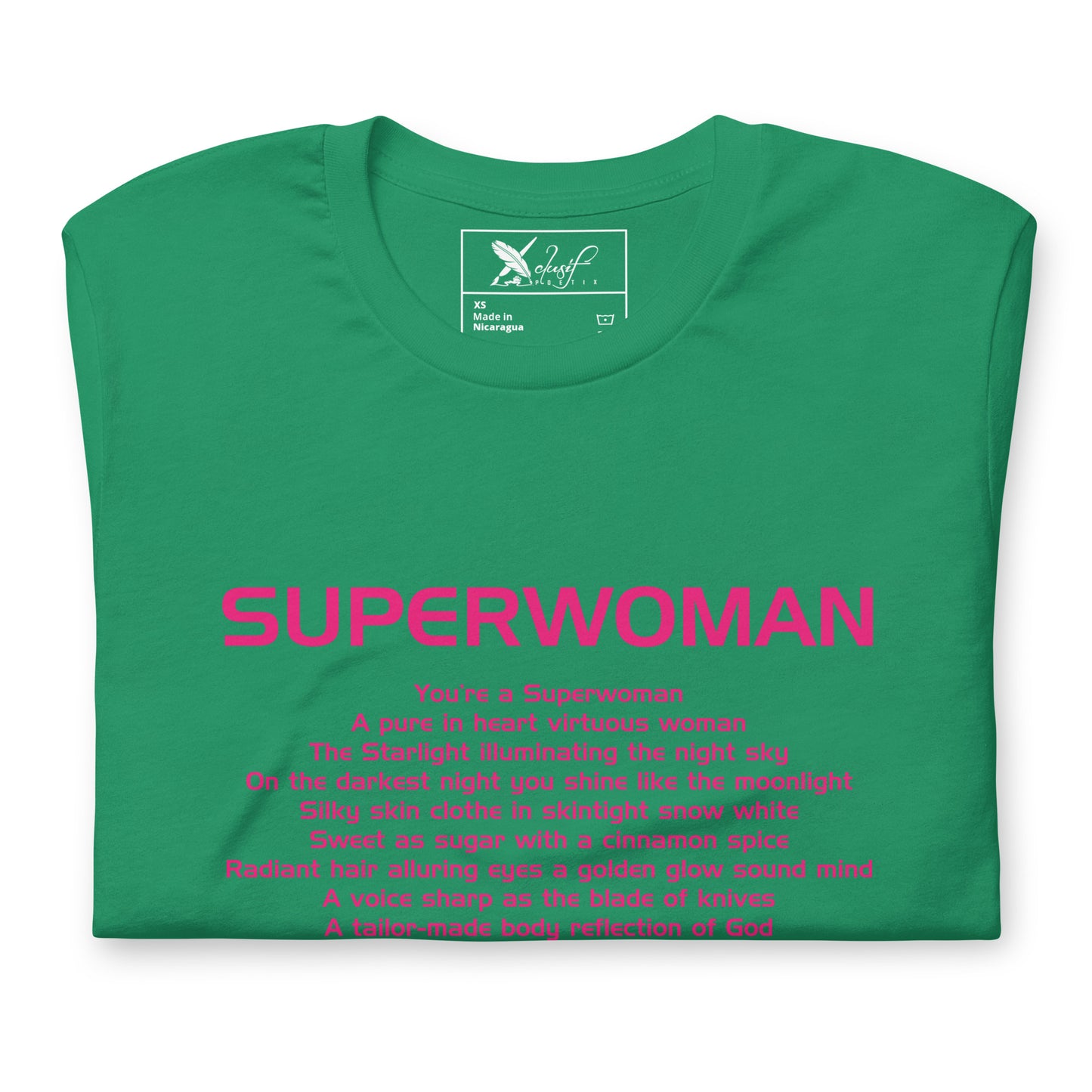 SUPERWOMAN BY XCLUSIF POETIX Unisex t-shirt