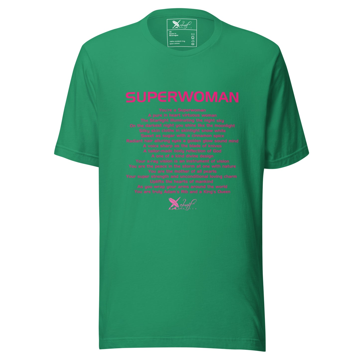 SUPERWOMAN BY XCLUSIF POETIX Unisex t-shirt