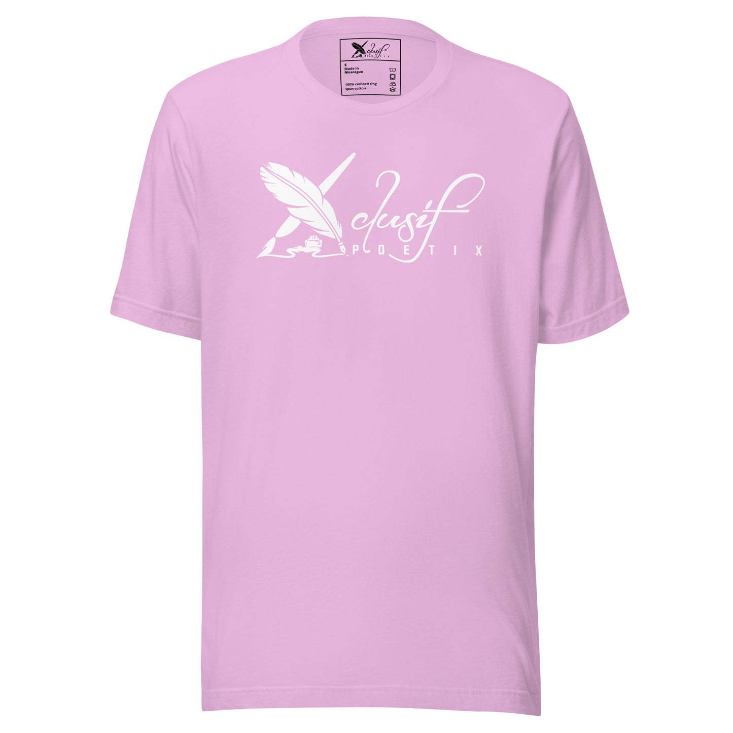 XCLUSIF POETIX WHITE BIG LOGO Unisex t-shirt