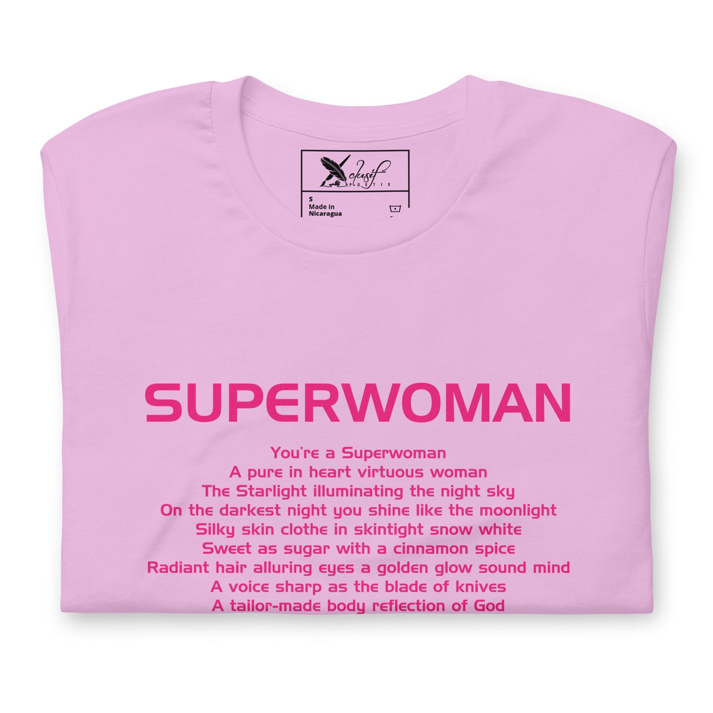 SUPERWOMAN BY XCLUSIF POETIX Unisex t-shirt