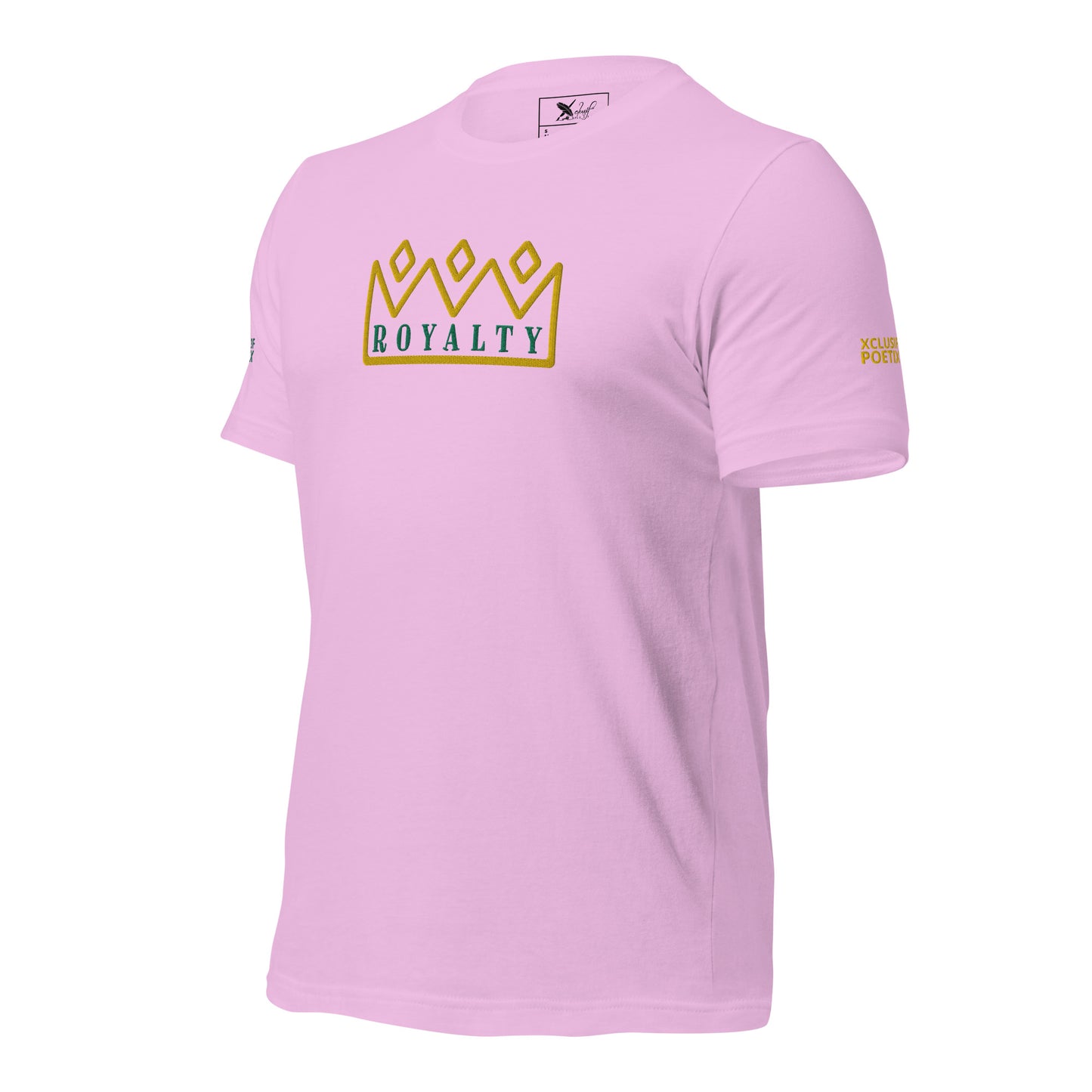 ROYALTY BY XCLUSIF POETIX Embroidery Unisex t-shirt