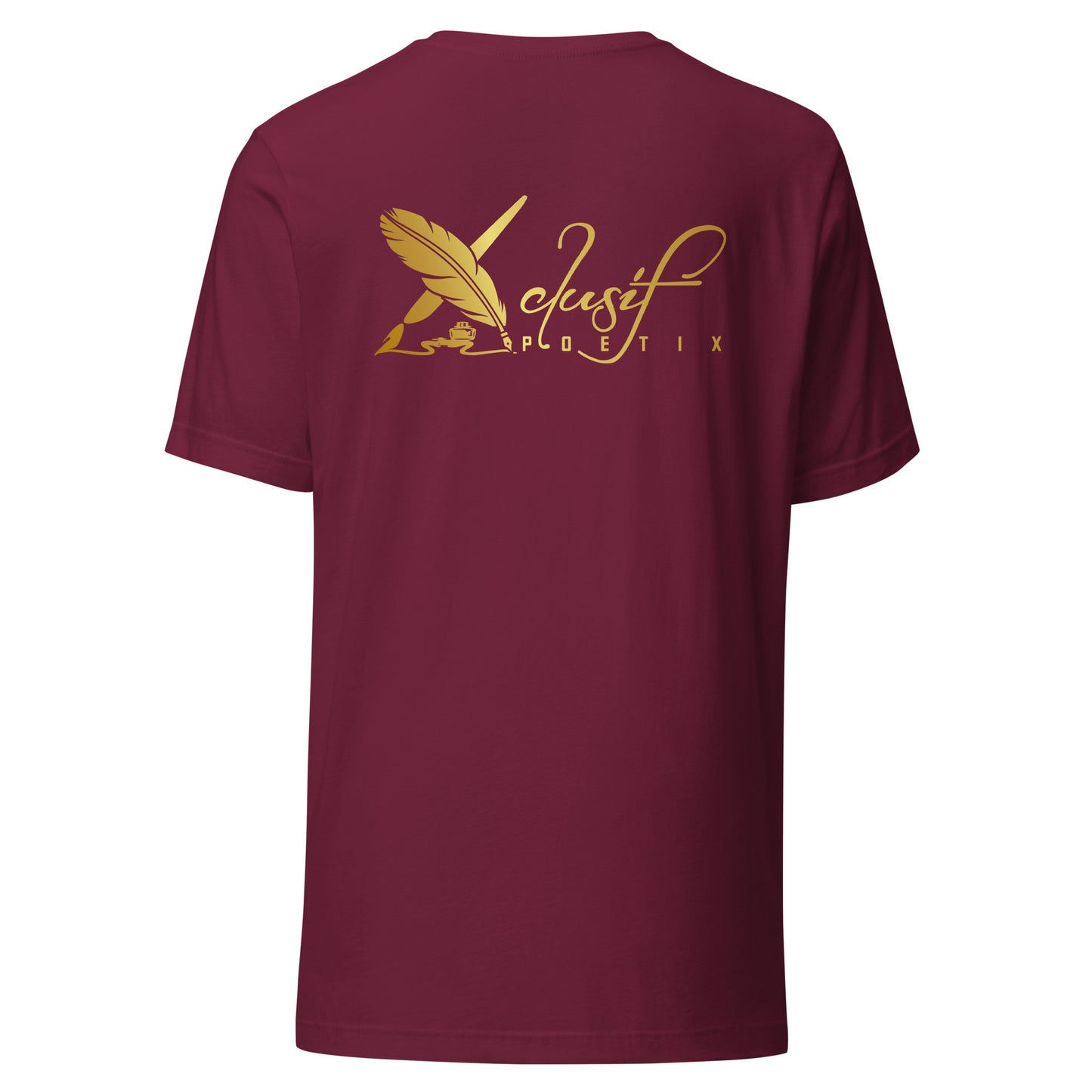 BLESSED BY XCLUSIF POETIX Unisex t-shirt