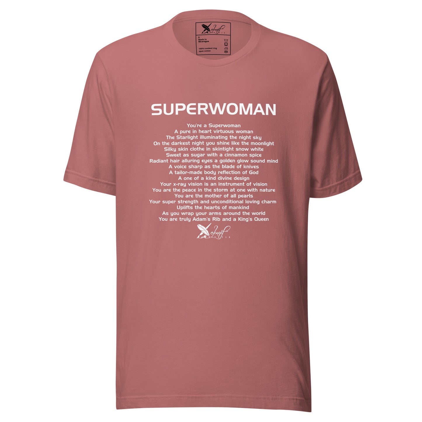 SUPERWOMAN BY XCLUSIF POETIX Unisex t-shirt