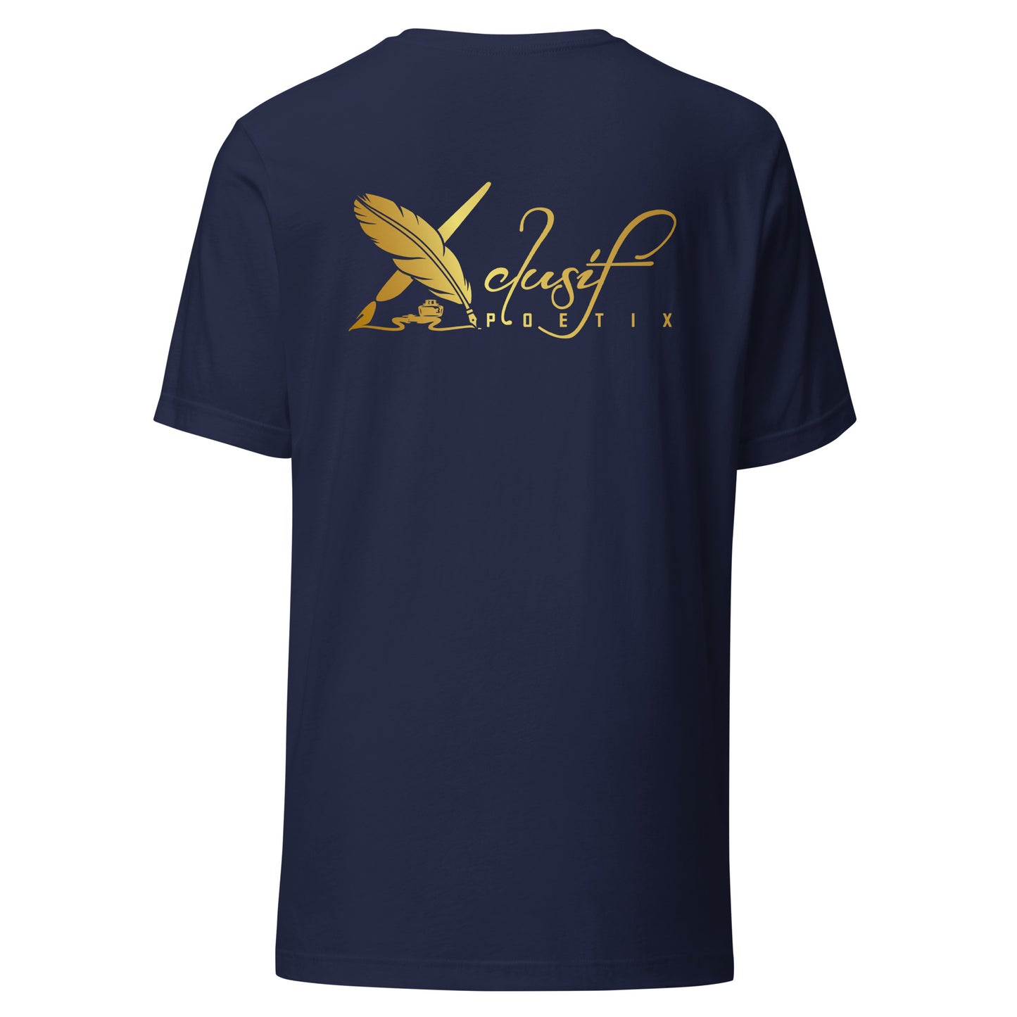 BLESSED BY XCLUSIF POETIX Unisex t-shirt