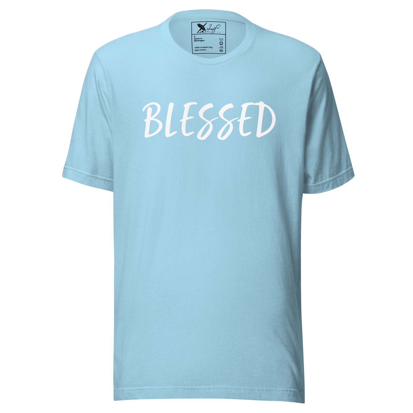 BLESSED BY XCLUSIF POETIX Unisex t-shirt