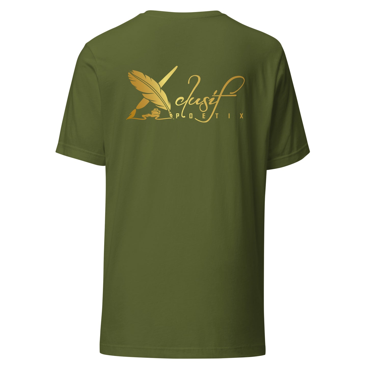 BLESSED BY XCLUSIF POETIX Unisex t-shirt