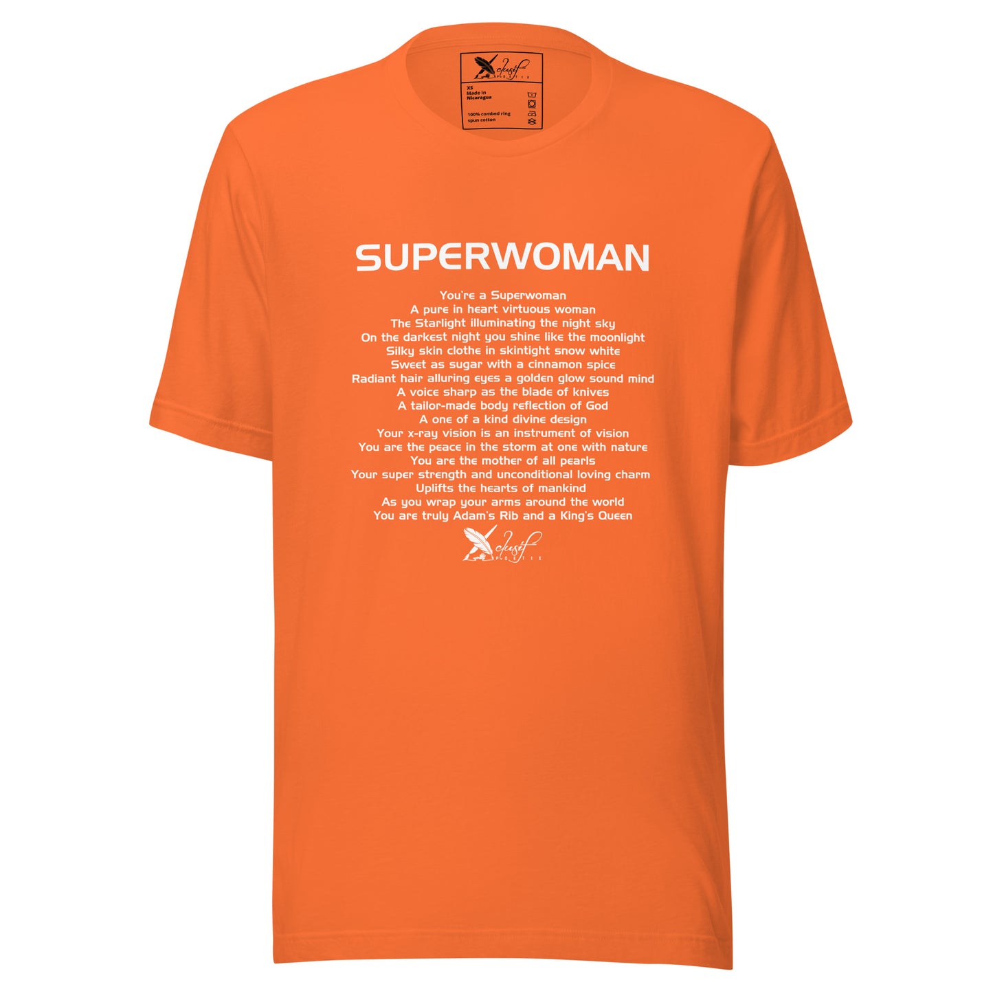 SUPERWOMAN BY XCLUSIF POETIX Unisex t-shirt