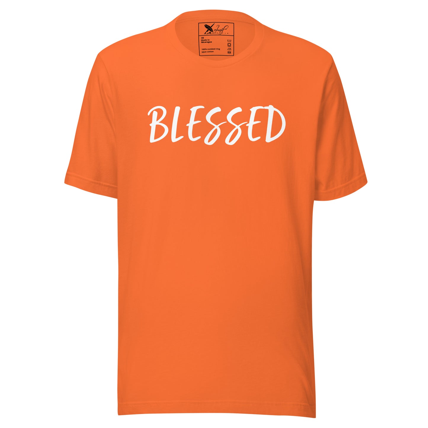 BLESSED BY XCLUSIF POETIX Unisex t-shirt