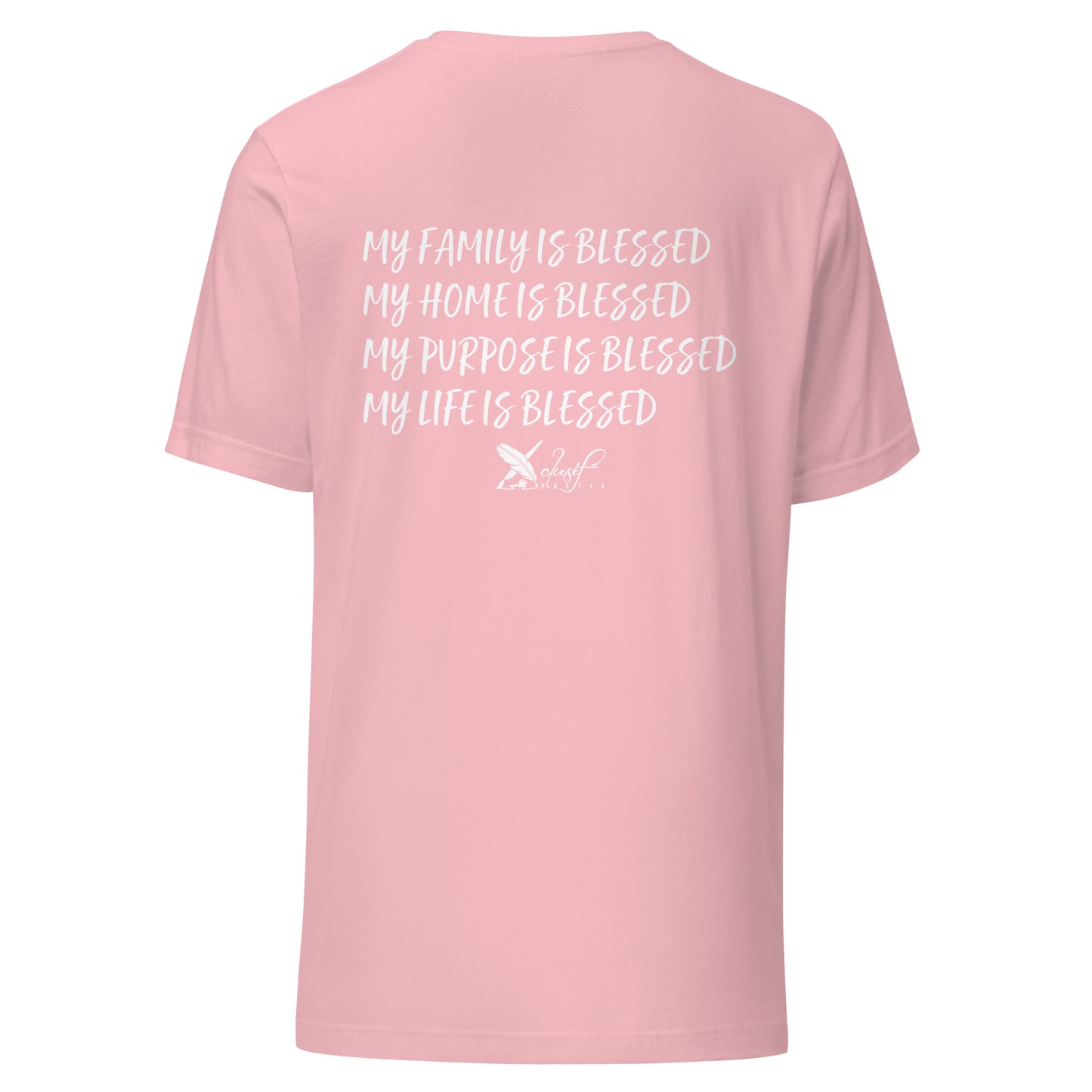 BLESSED BY XCLUSIF POETIX Unisex t-shirt