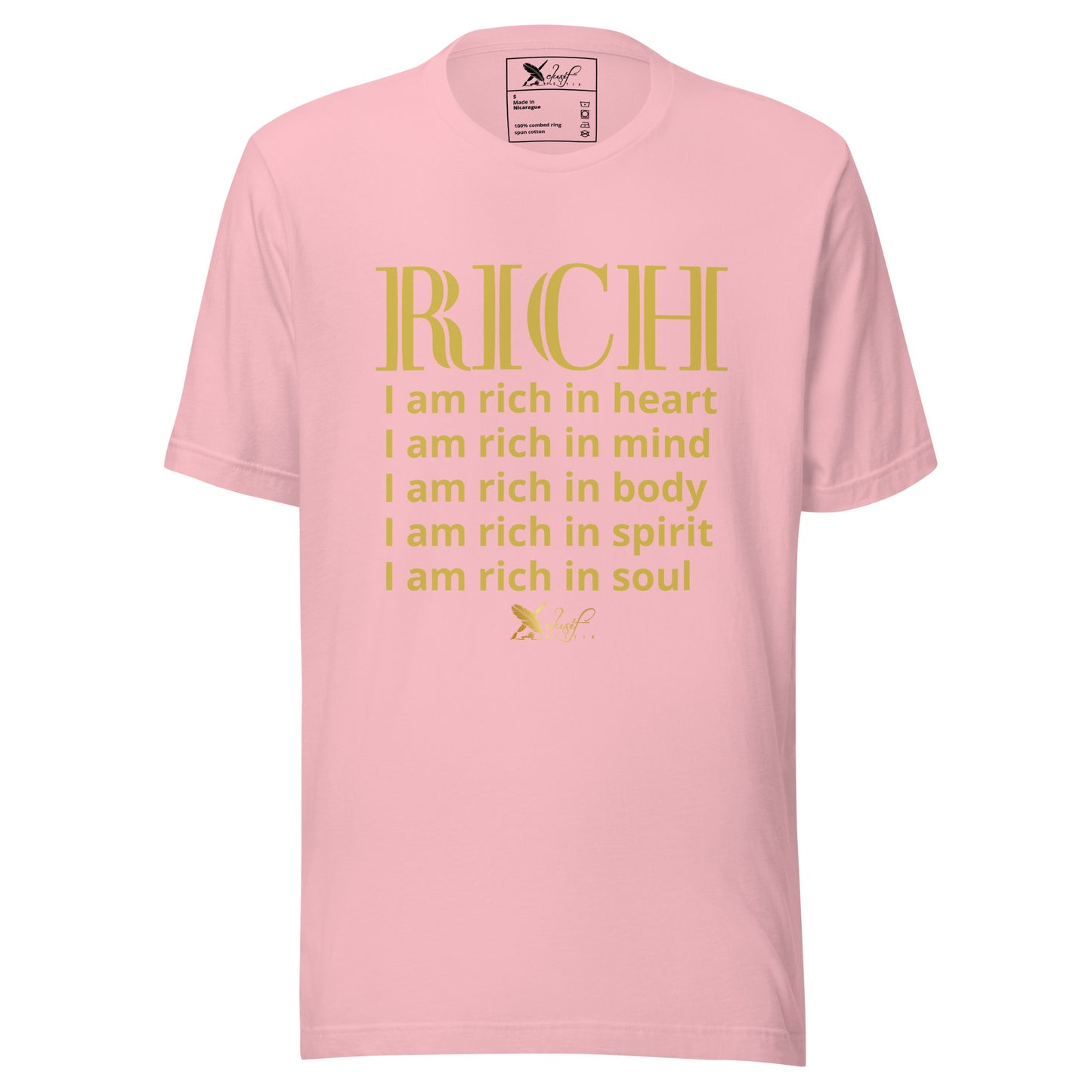 RICH BY XCLUSIF POETIX Unisex t-shirt