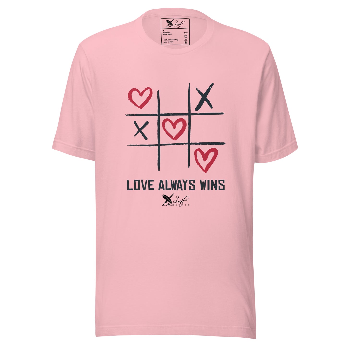 "LOVE ALWAYS WINS" BY XCLUSIF POETIX Unisex t-shirt