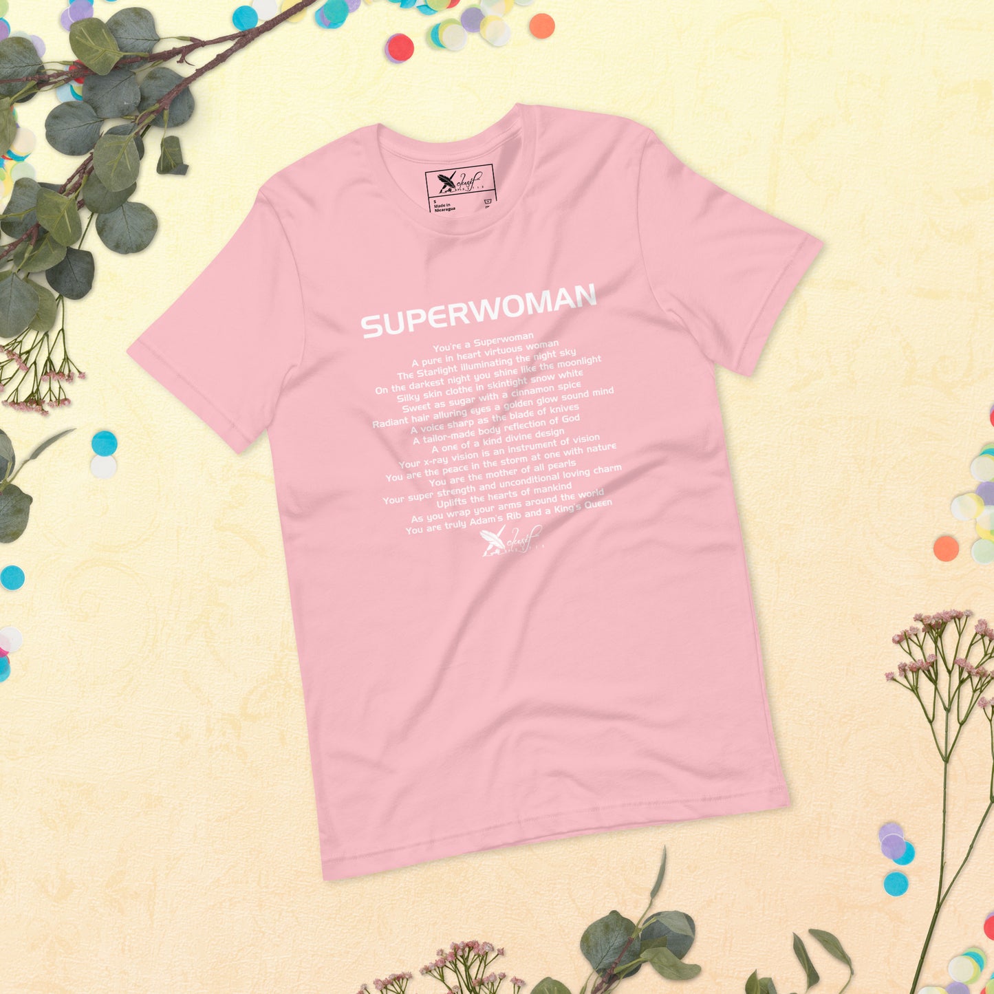 SUPERWOMAN BY XCLUSIF POETIX Unisex t-shirt