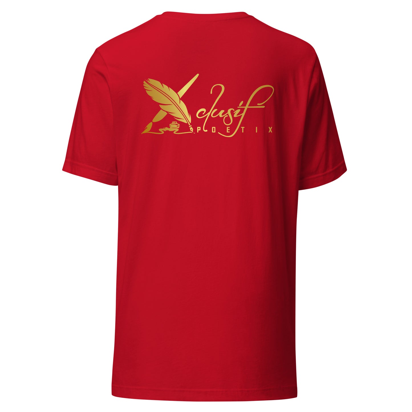 BLESSED BY XCLUSIF POETIX Unisex t-shirt