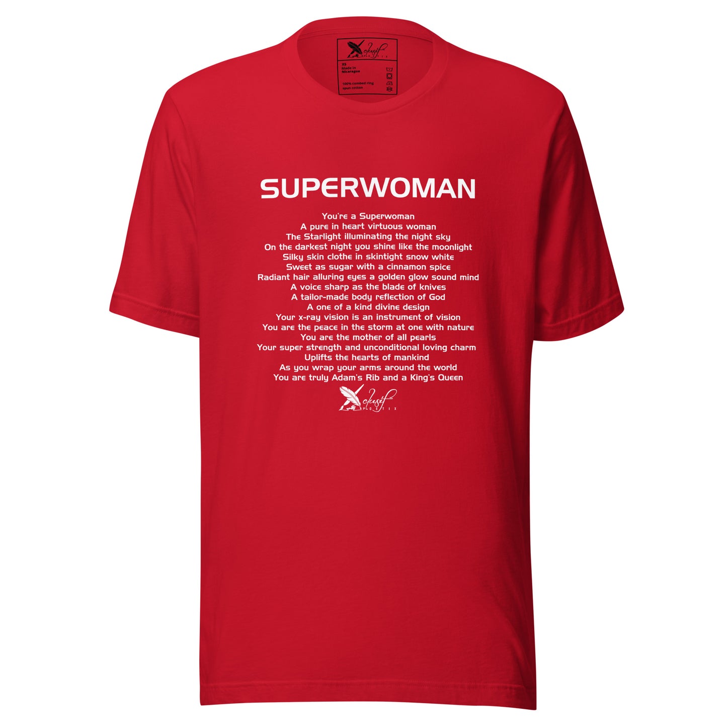 SUPERWOMAN BY XCLUSIF POETIX Unisex t-shirt