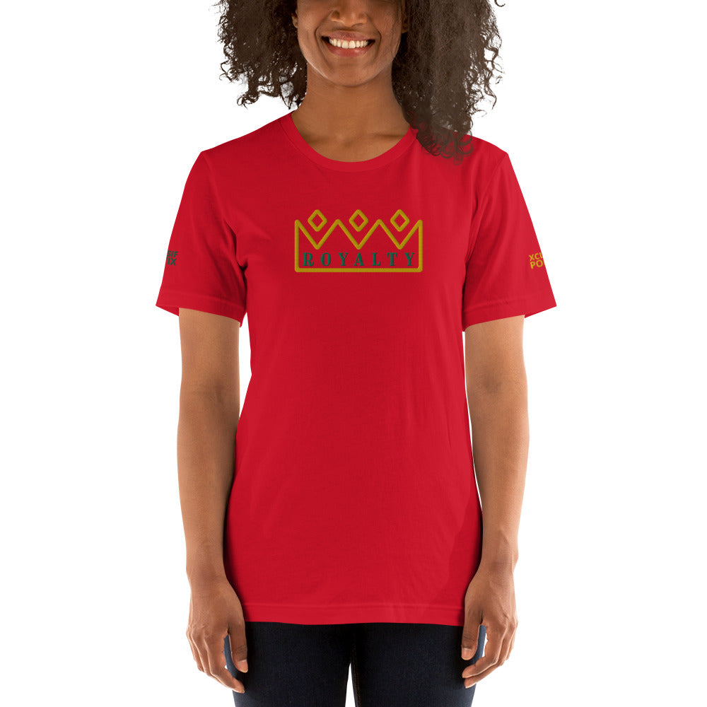 ROYALTY BY XCLUSIF POETIX Embroidery Unisex t-shirt