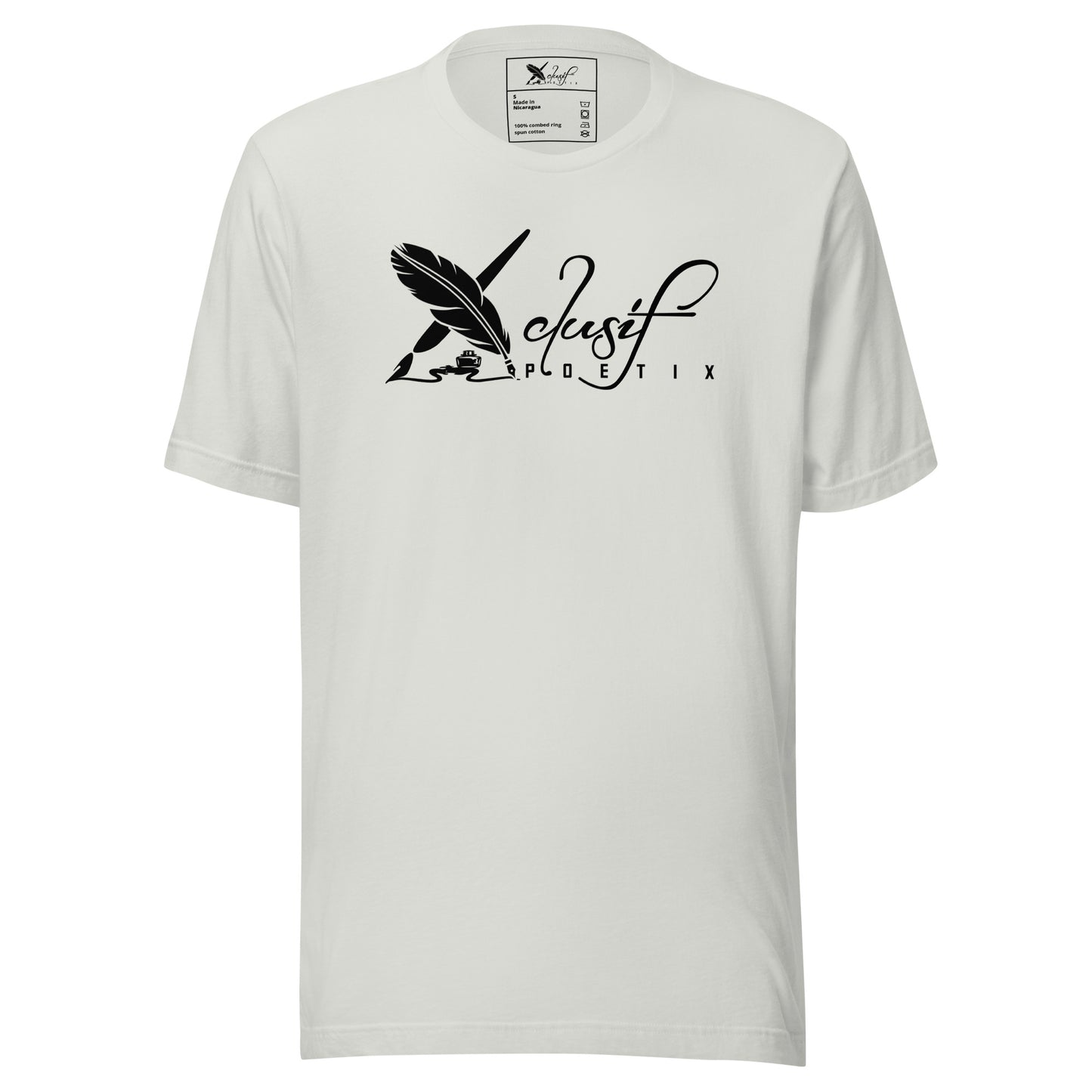 XCLUSIF POETIX BIG BLACK LOGO Unisex t-shirt