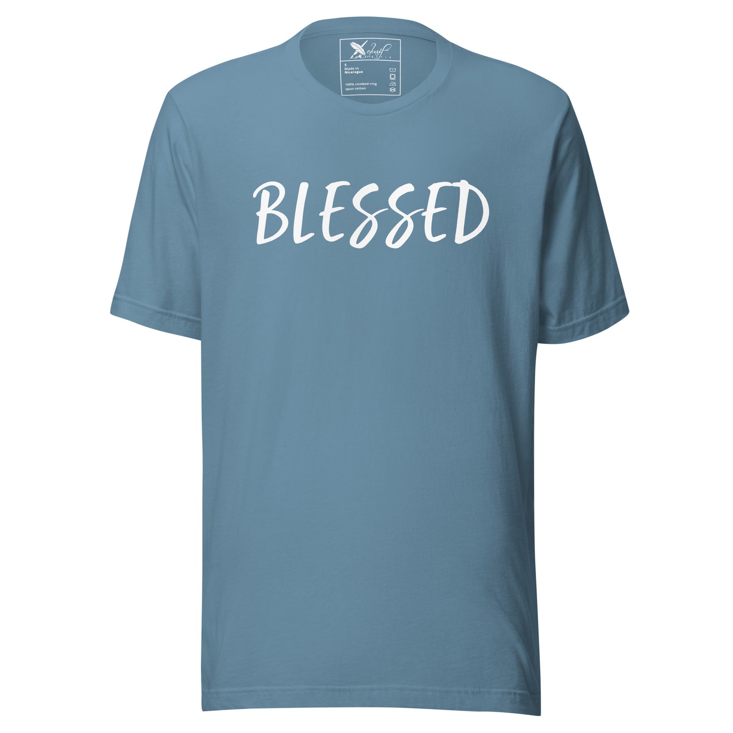 BLESSED BY XCLUSIF POETIX Unisex t-shirt