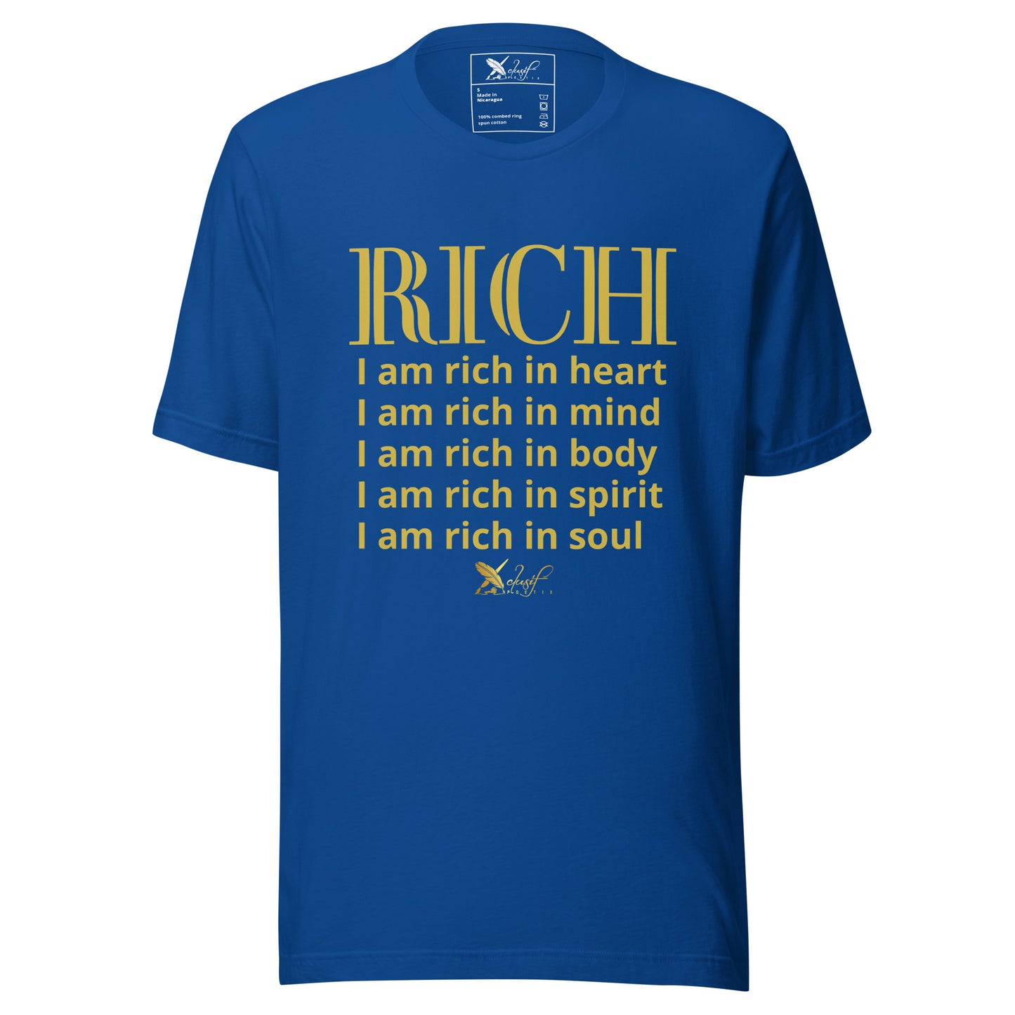 RICH BY XCLUSIF POETIX Unisex t-shirt