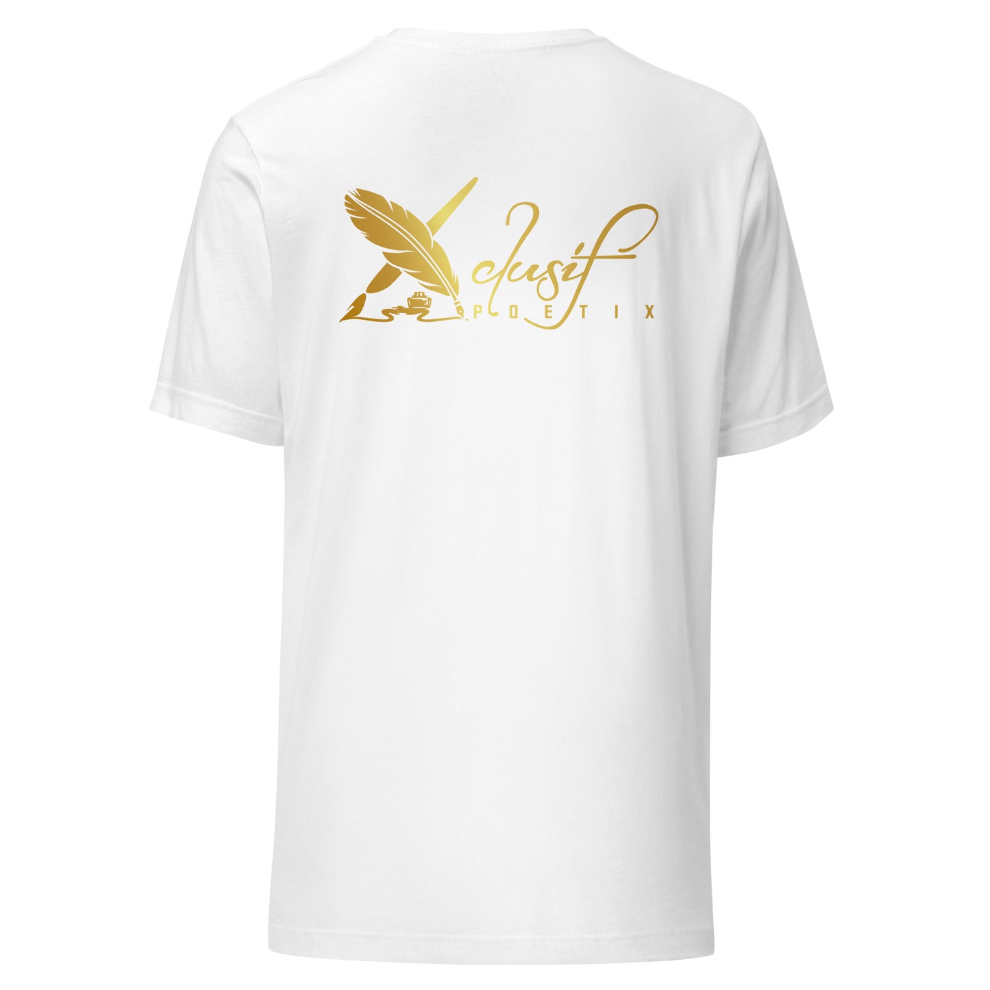 BLESSED BY XCLUSIF POETIX Unisex t-shirt