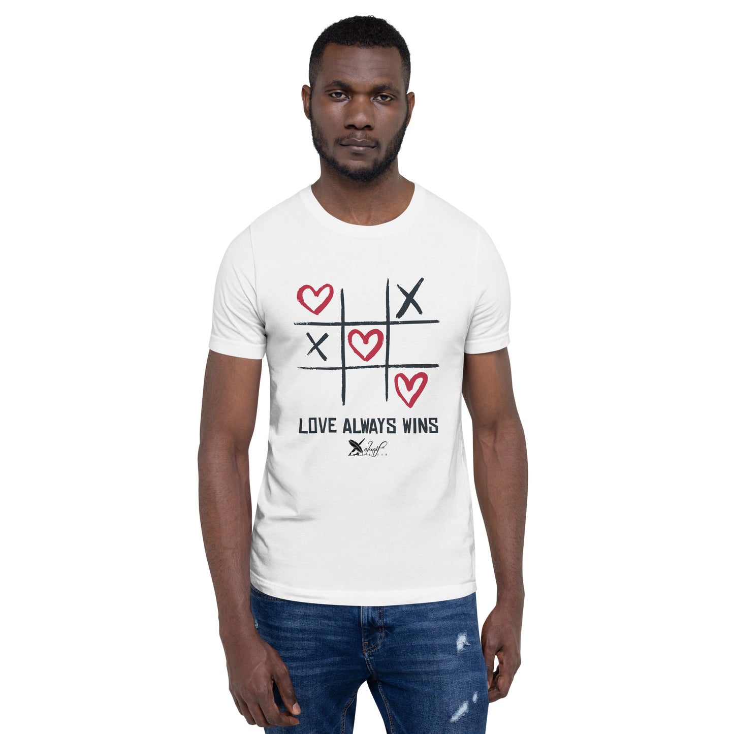 "LOVE ALWAYS WINS" BY XCLUSIF POETIX Unisex t-shirt