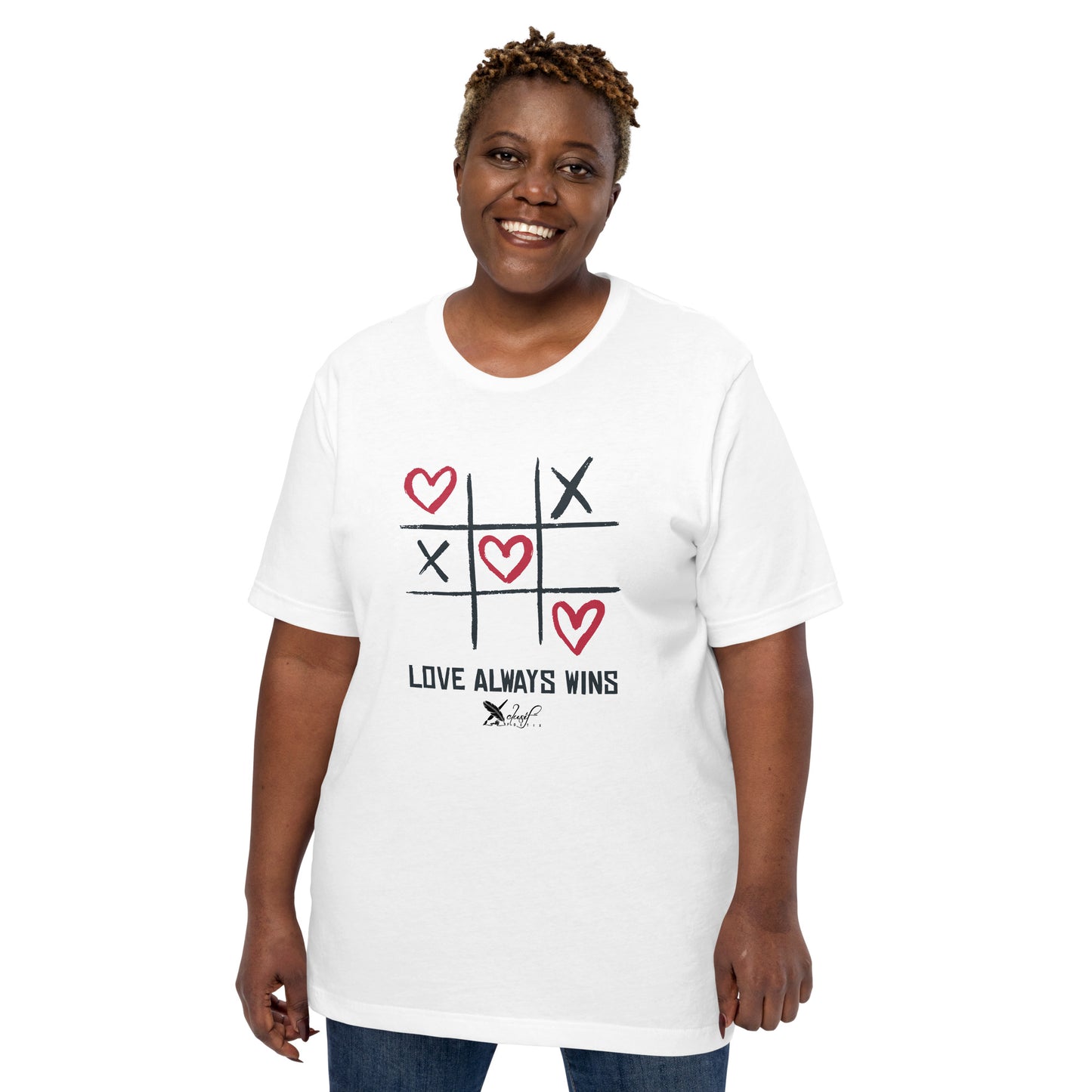 "LOVE ALWAYS WINS" BY XCLUSIF POETIX Unisex t-shirt