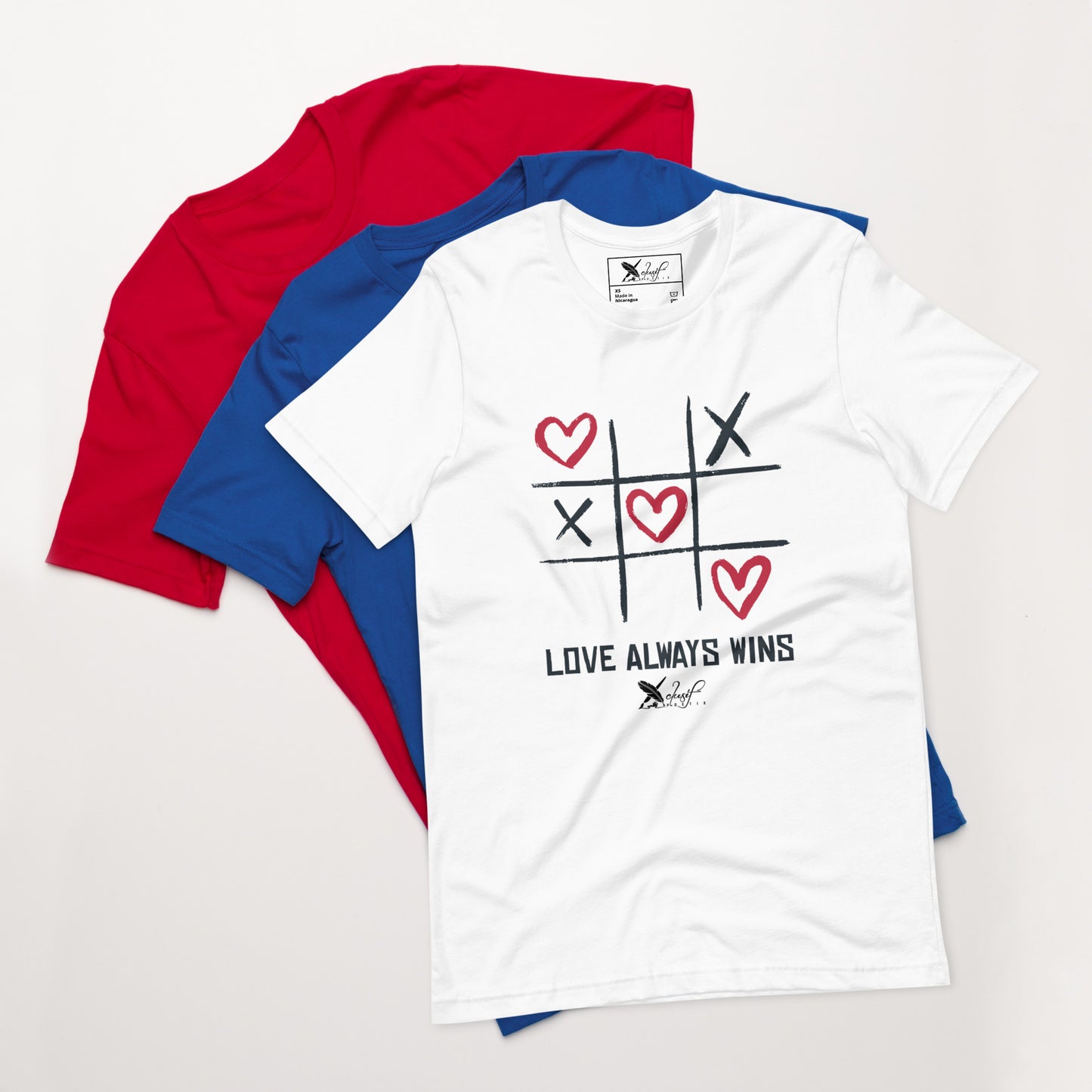 "LOVE ALWAYS WINS" BY XCLUSIF POETIX Unisex t-shirt