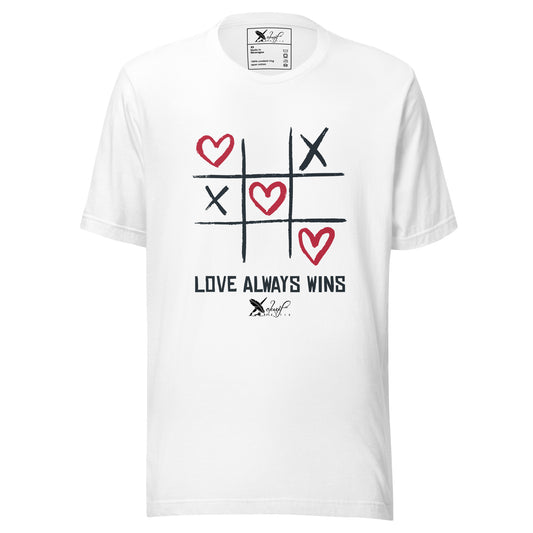 "LOVE ALWAYS WINS" BY XCLUSIF POETIX Unisex t-shirt