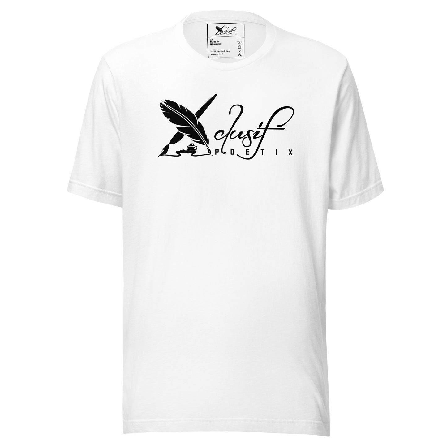 XCLUSIF POETIX BIG BLACK LOGO Unisex t-shirt