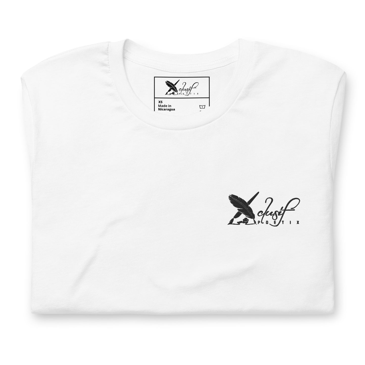 XCLUSIF POETIX BLACK LOGO Unisex t-shirt