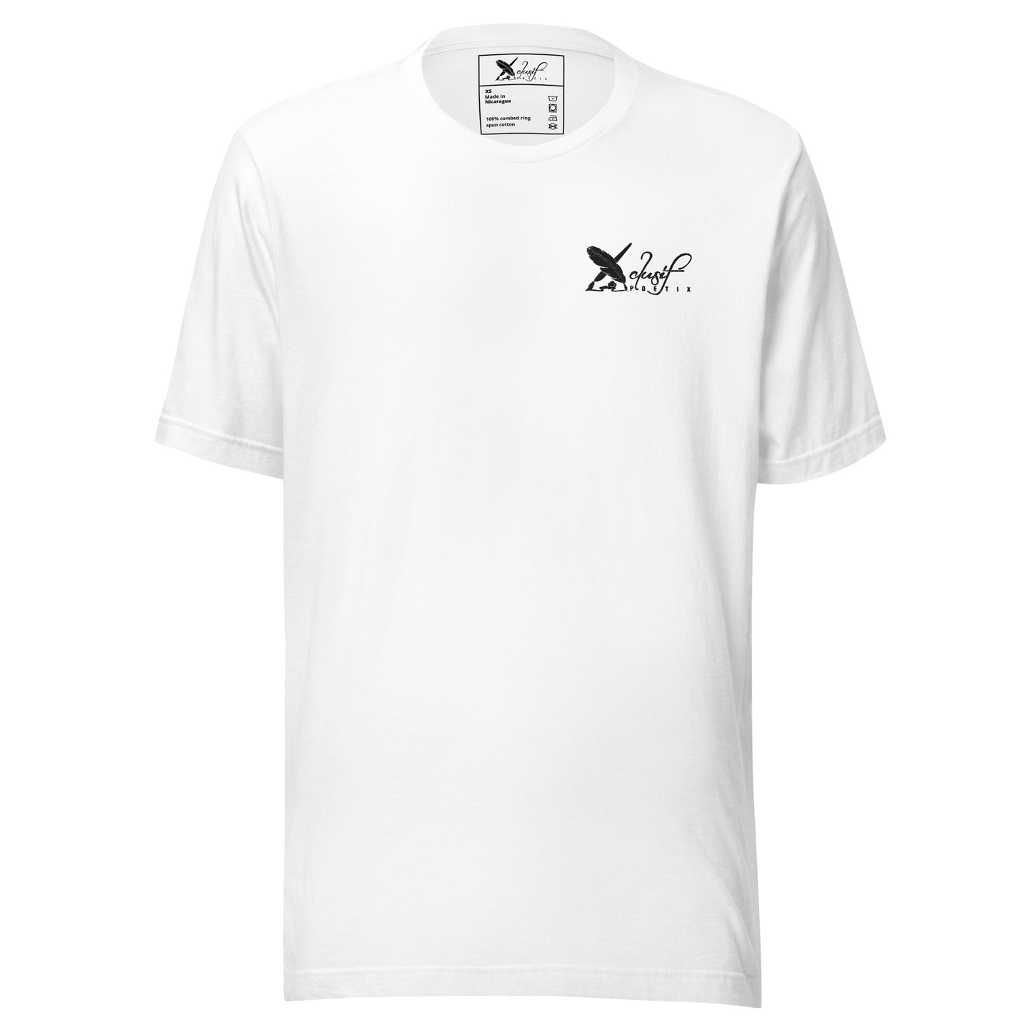 XCLUSIF POETIX BLACK LOGO Unisex t-shirt