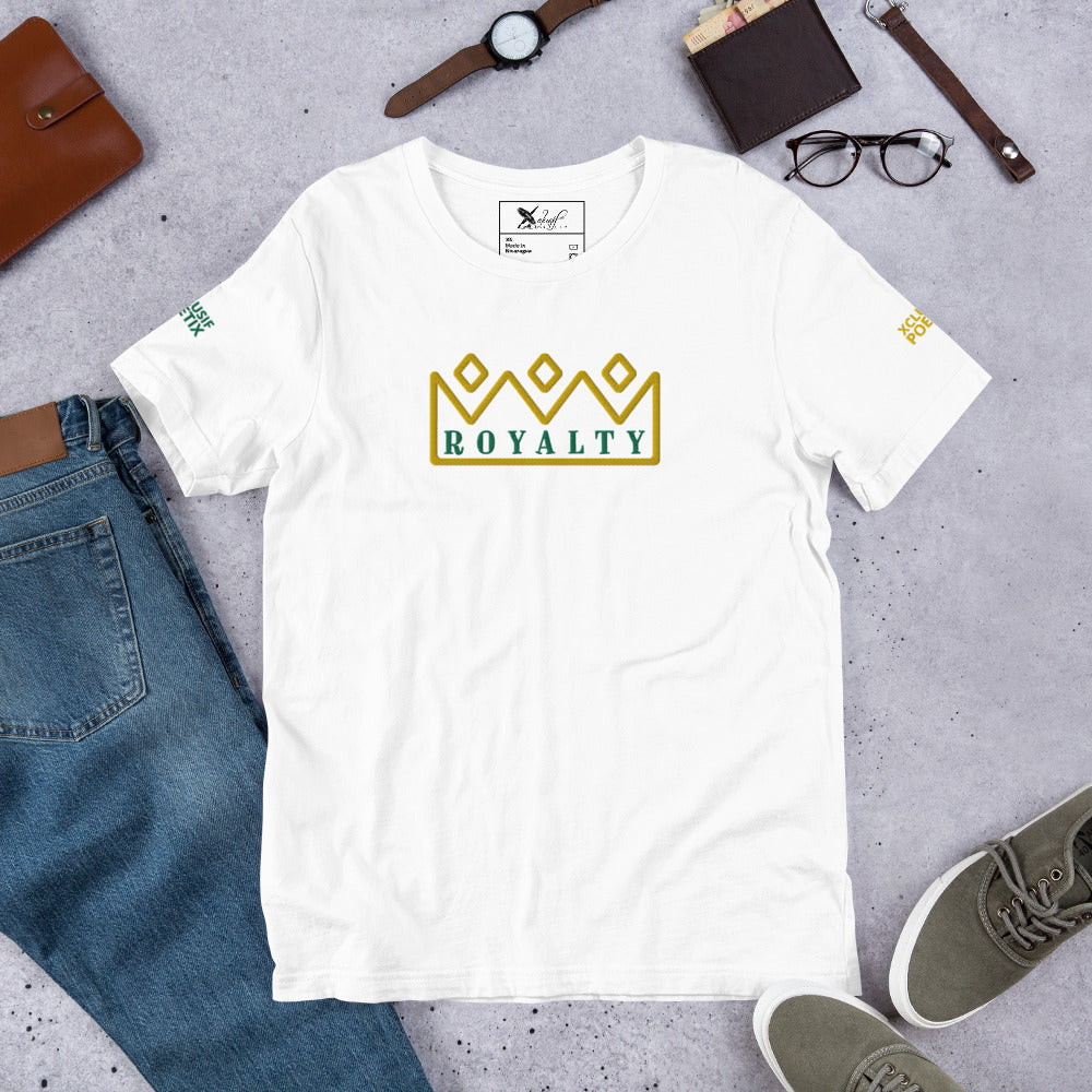 ROYALTY BY XCLUSIF POETIX Embroidery Unisex t-shirt