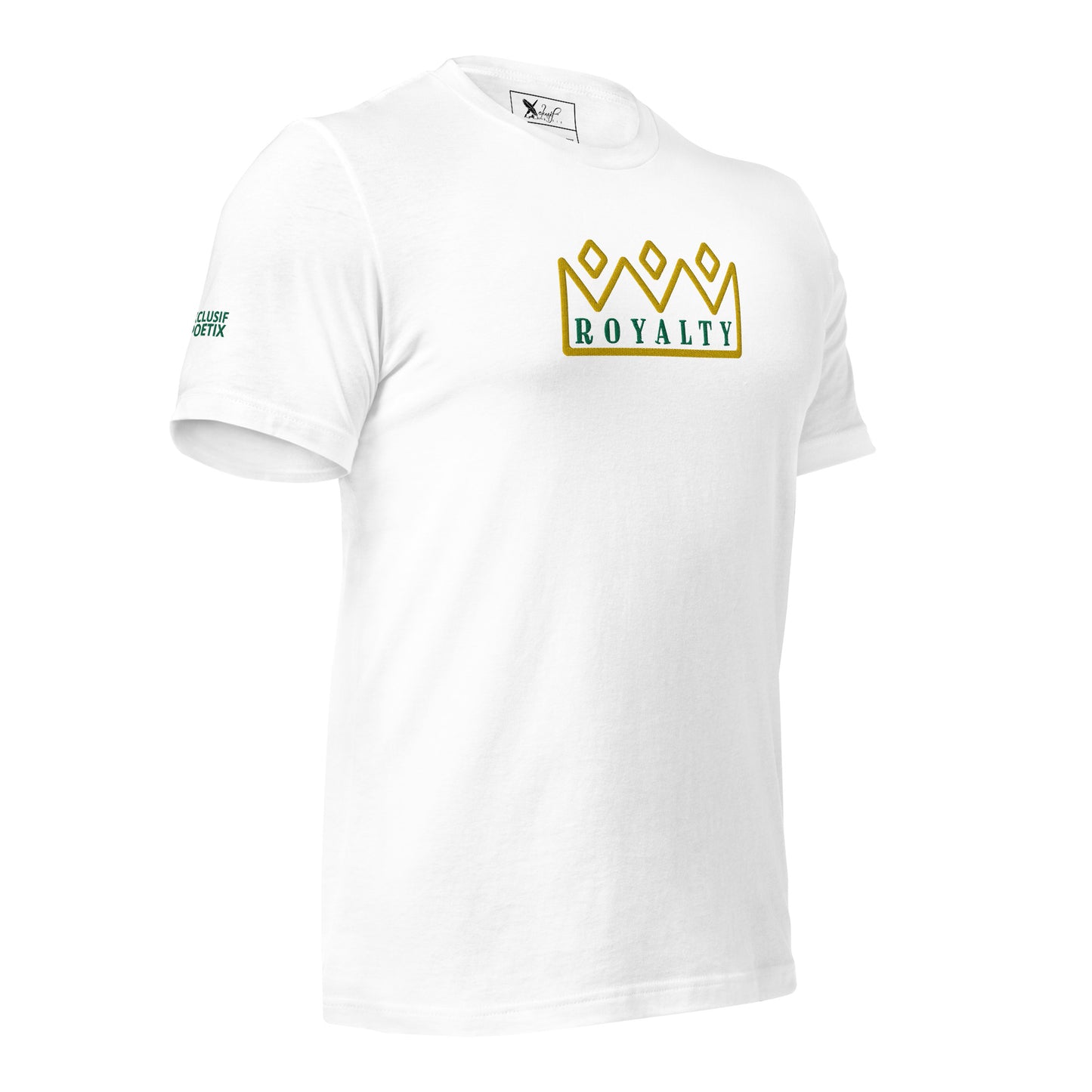 ROYALTY BY XCLUSIF POETIX Embroidery Unisex t-shirt