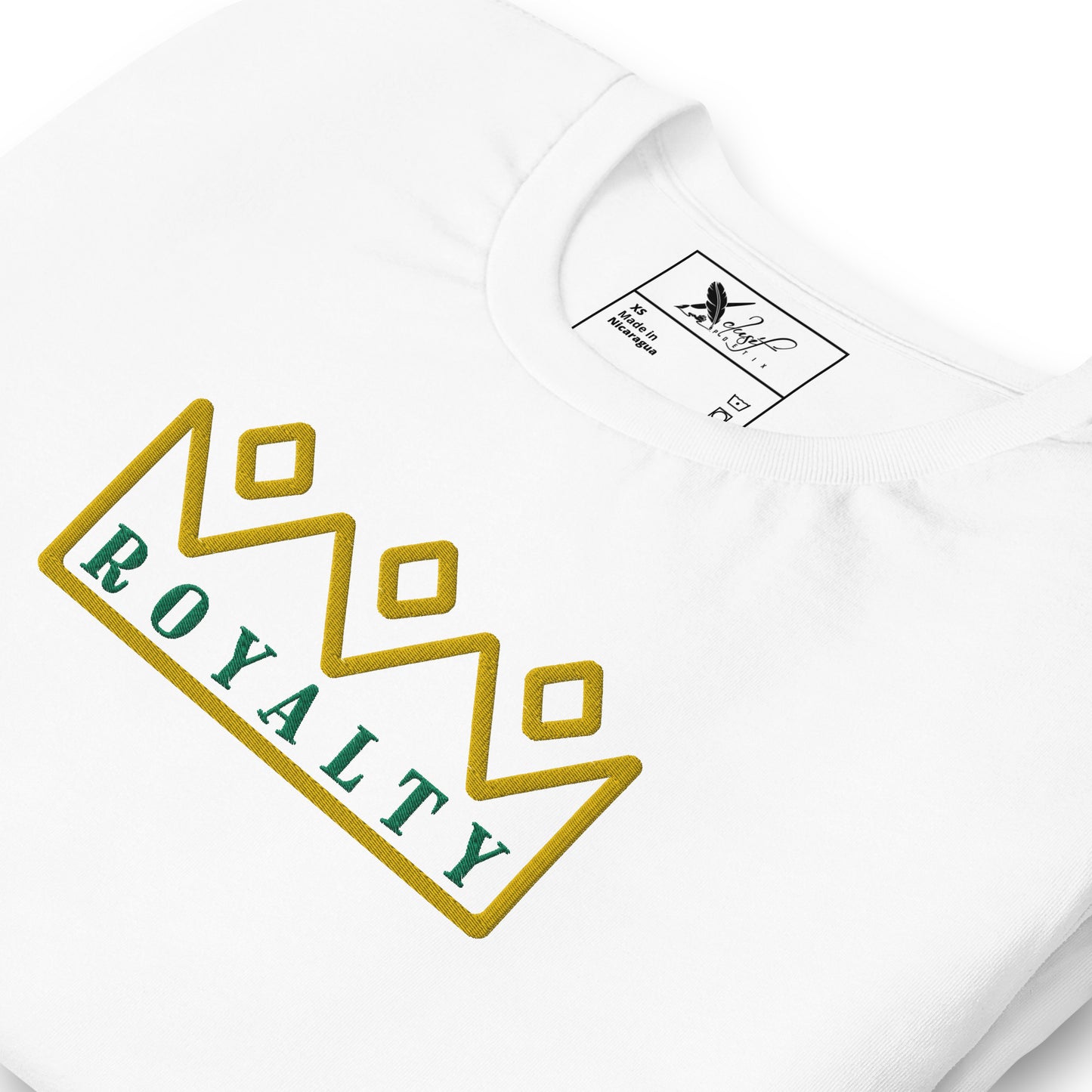 ROYALTY BY XCLUSIF POETIX Embroidery Unisex t-shirt