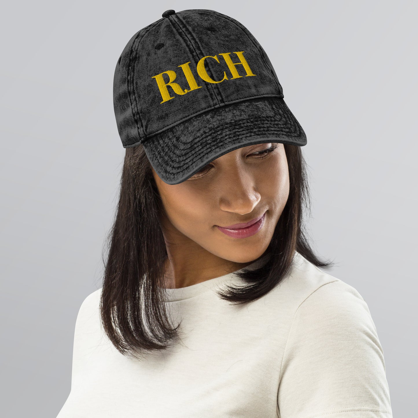 RICH BY XCLUSIF POETIX Vintage Cotton Twill Cap