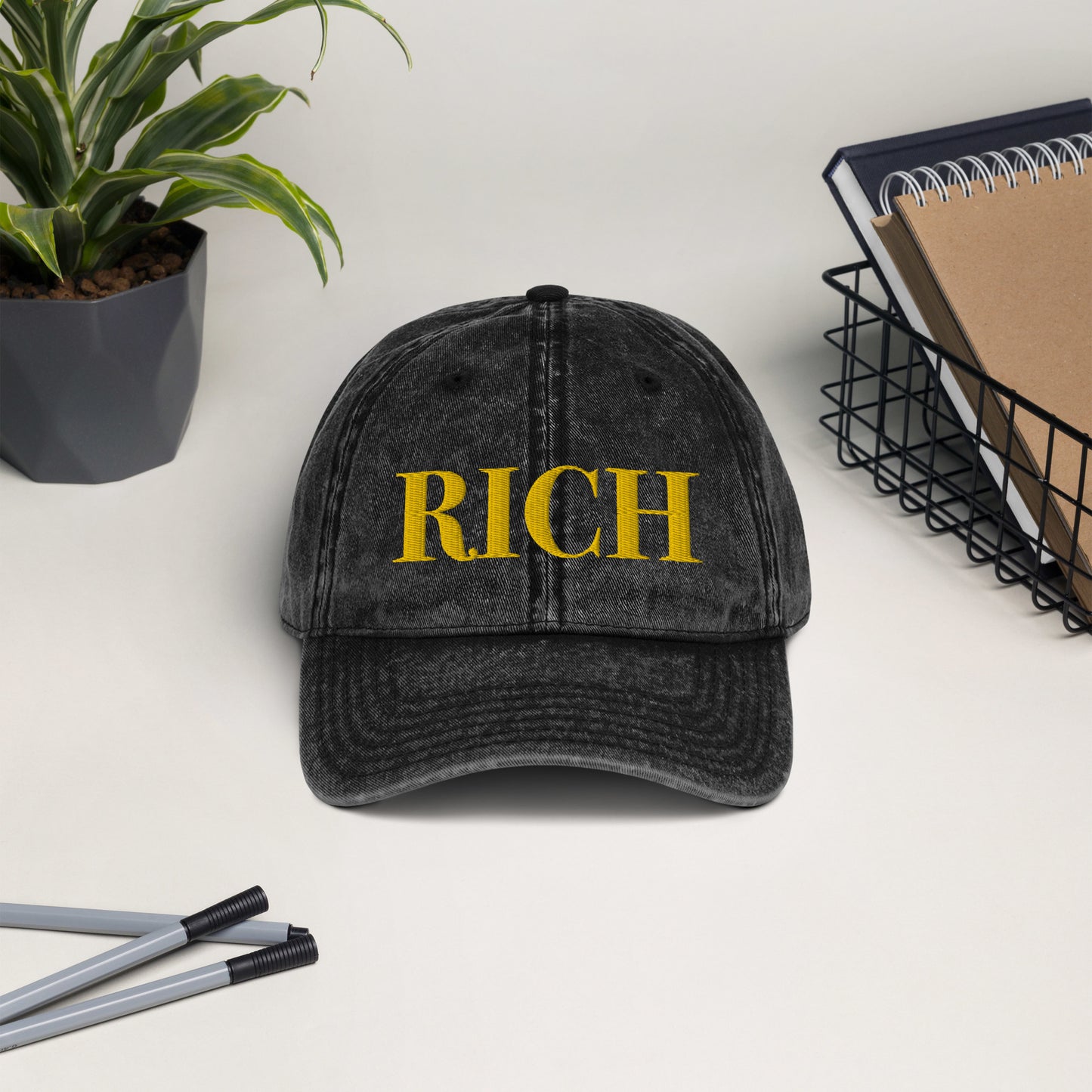 RICH BY XCLUSIF POETIX Vintage Cotton Twill Cap