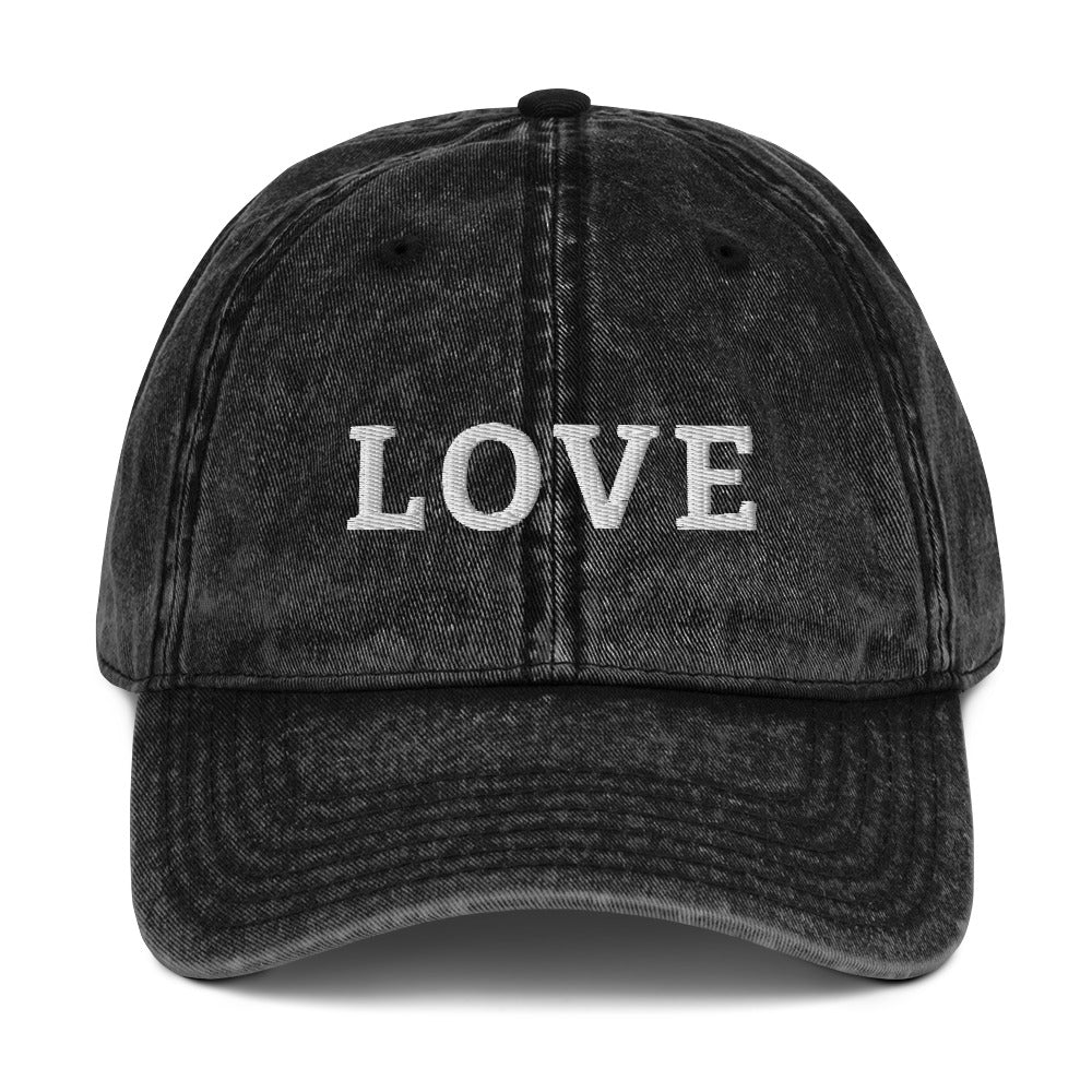 LOVE BY XCLUSIF POETIX Vintage Cotton Twill Cap